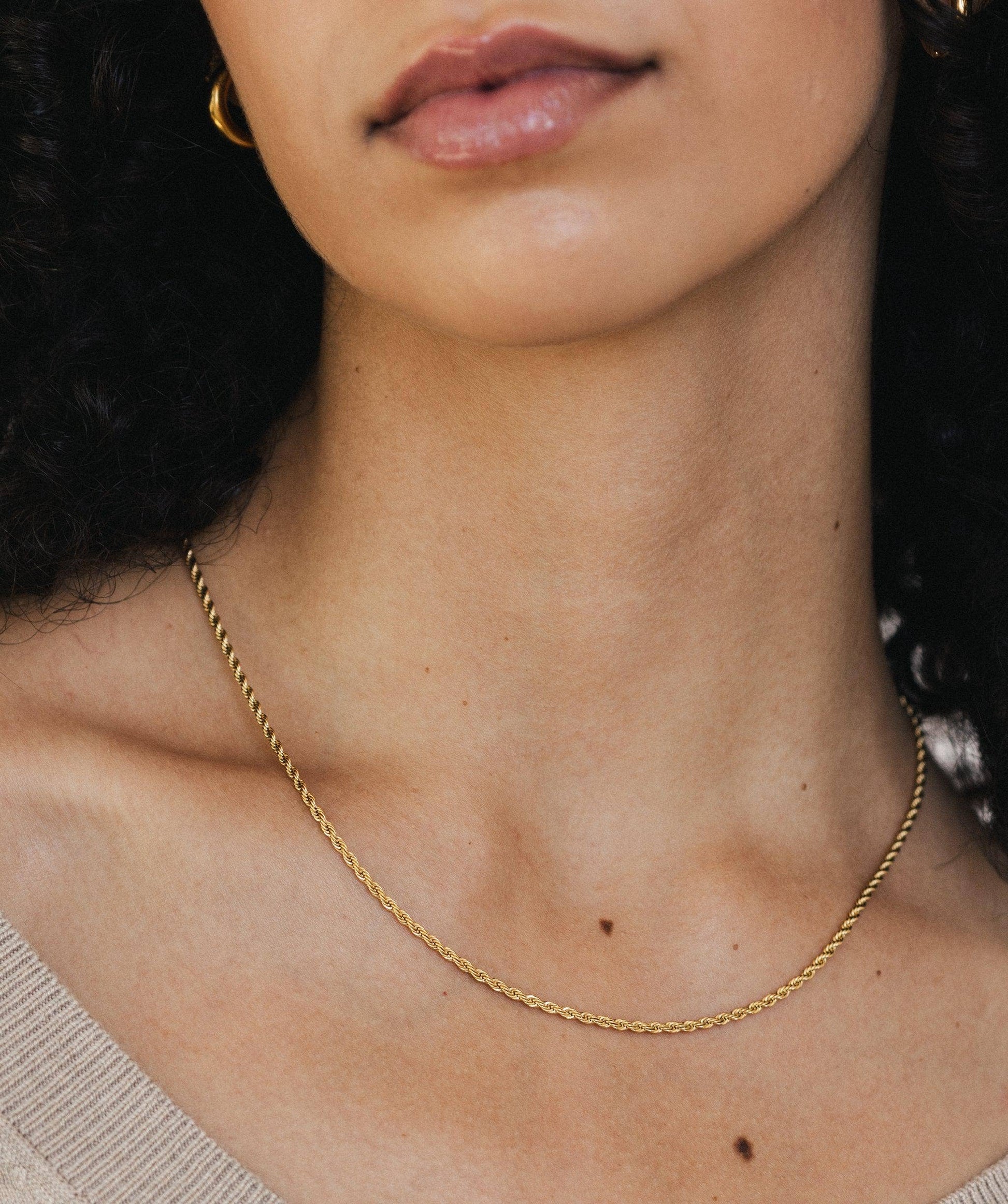 Goldie Mini Rope Necklace