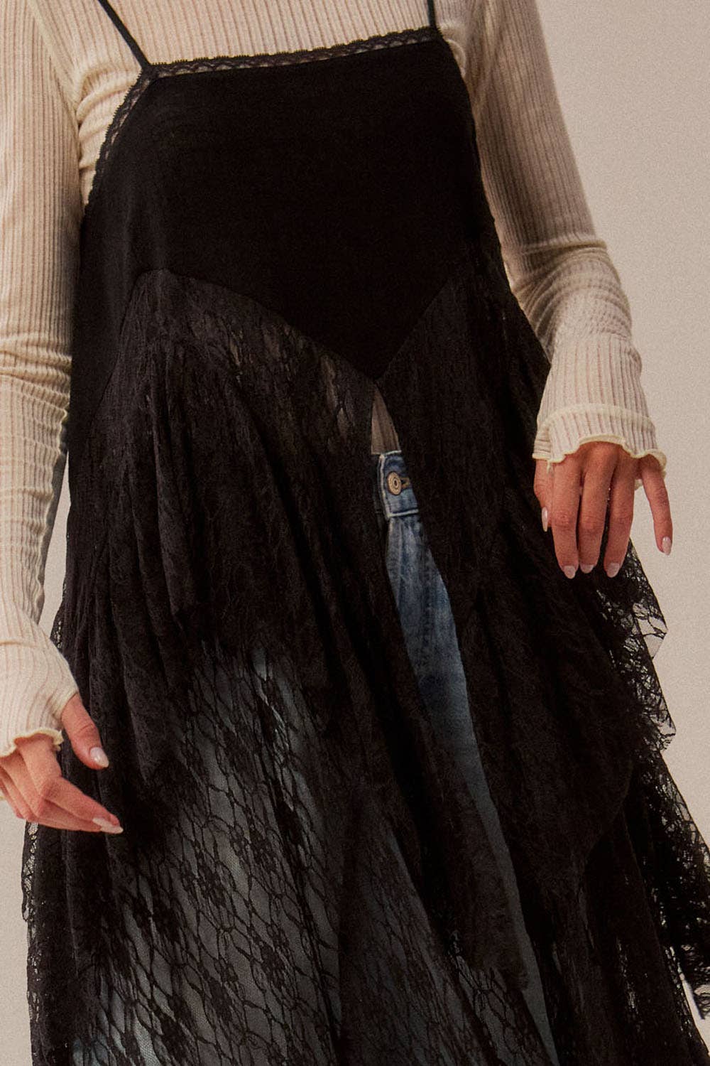 Rain Ruffled Flyaway Top