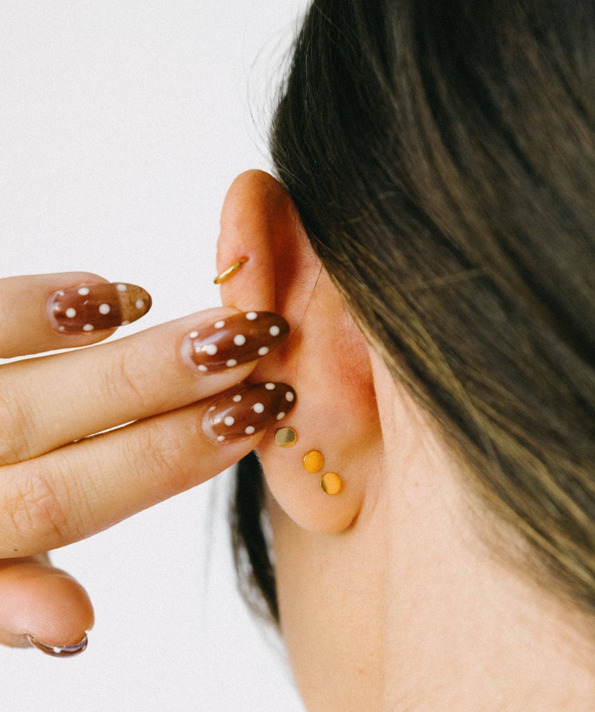 Pear Flat Back Stud