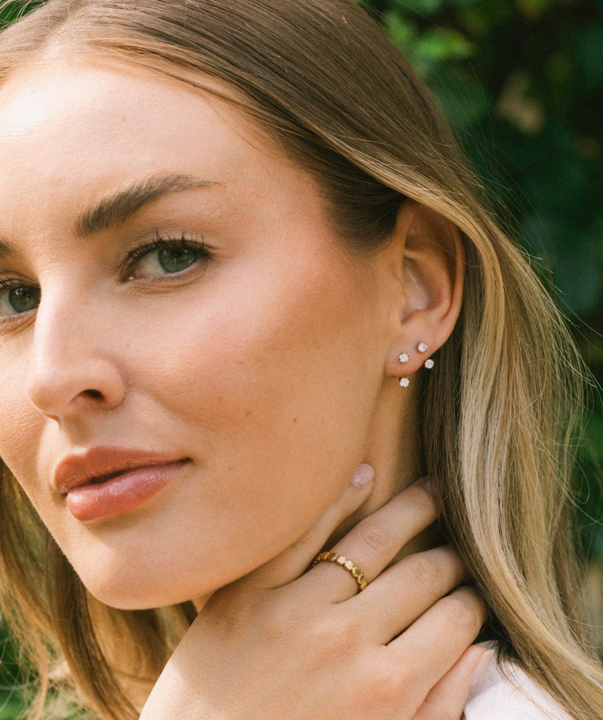 Bold Arc Hoop Earrings