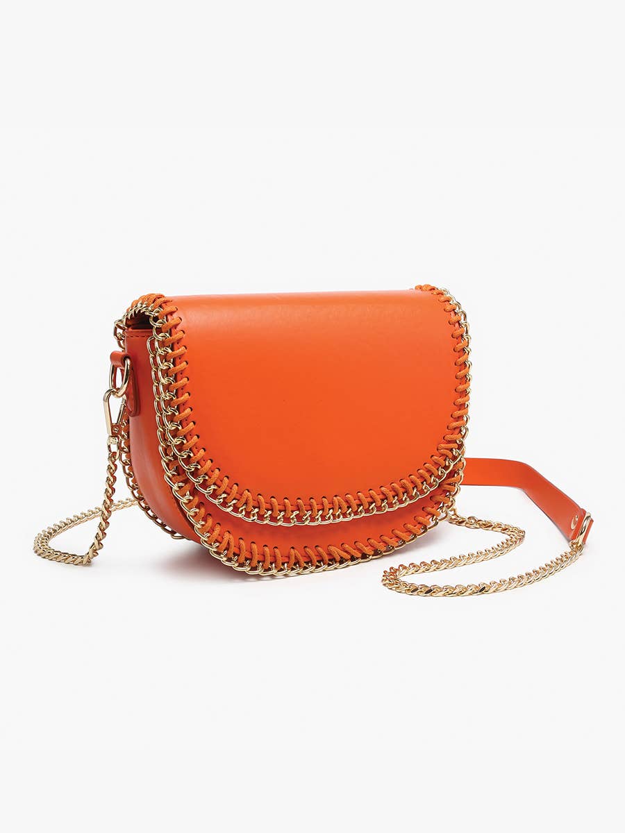 Gold Chain Trim Crossbody
