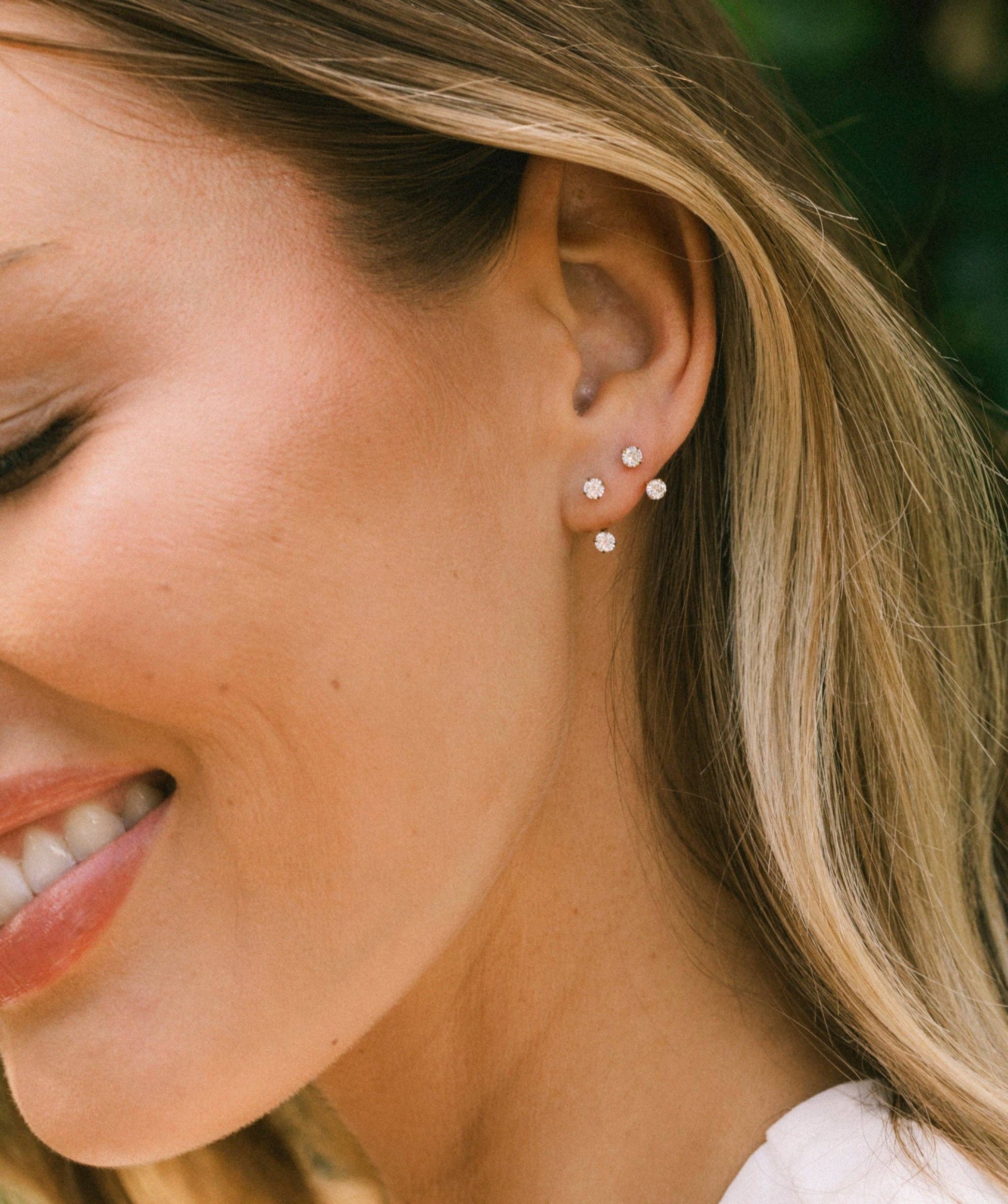Bold Arc Hoop Earrings