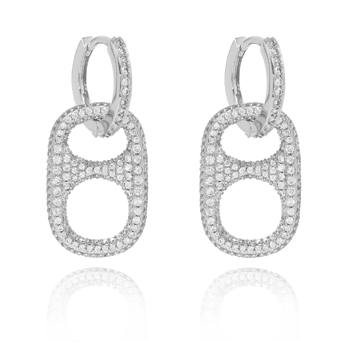 Hillbetty Silver Huggie Earrings