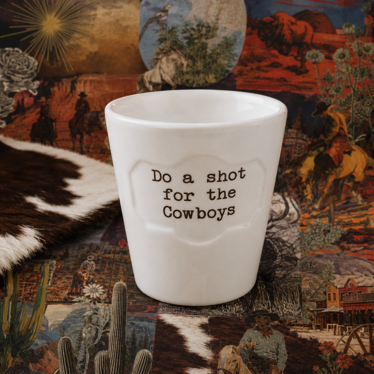 For the Cowboys Shot Glass
