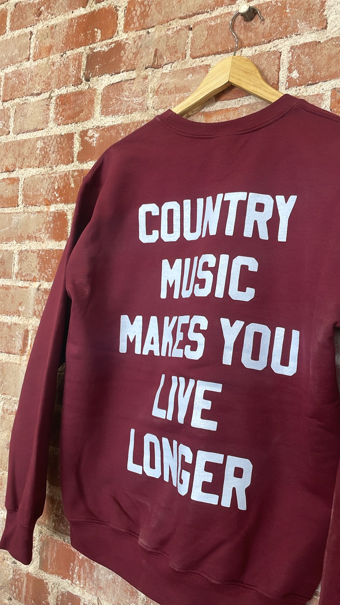 Support Live Music Crewneck