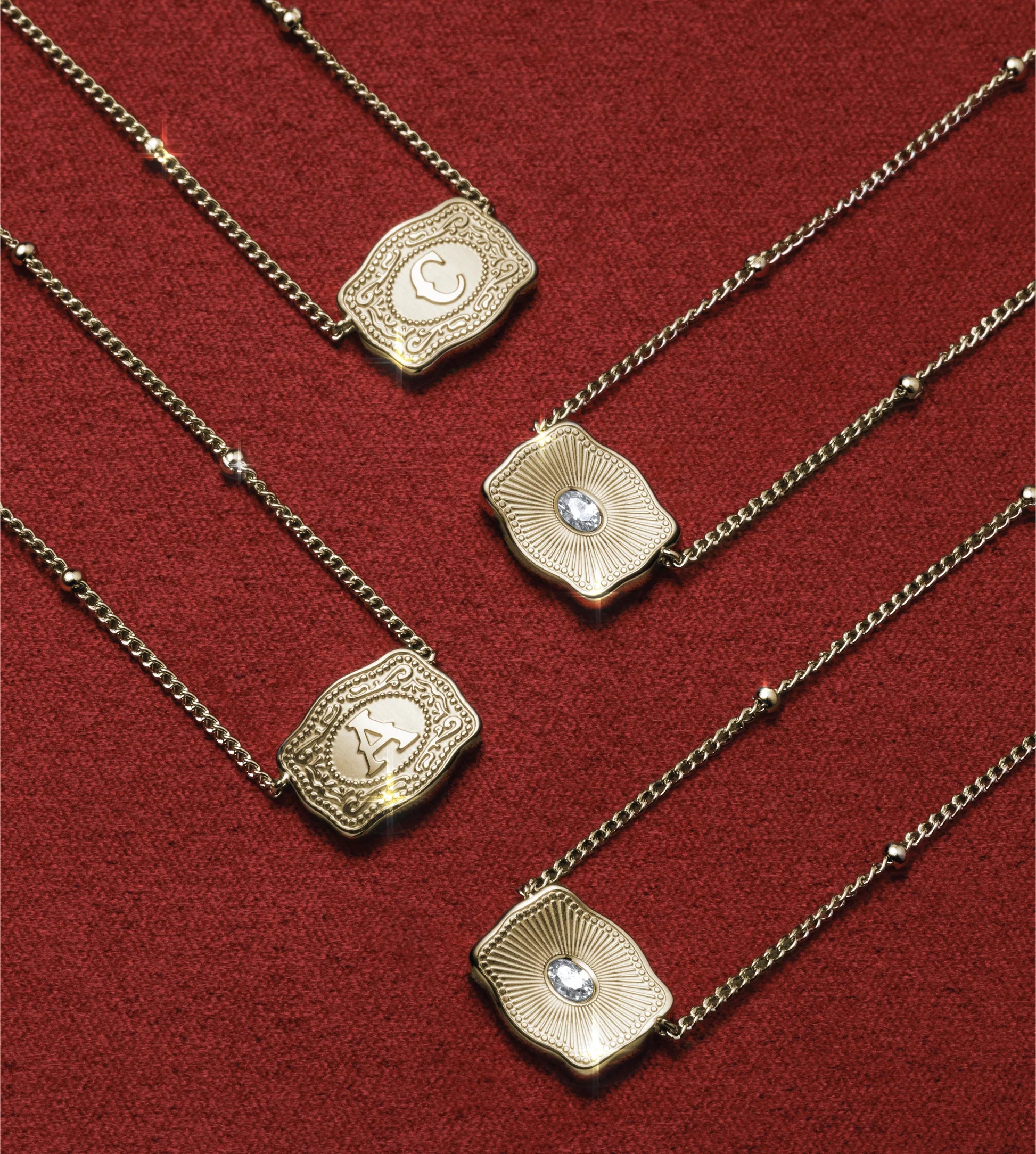 Ultra Mini Belt Buckle Necklace