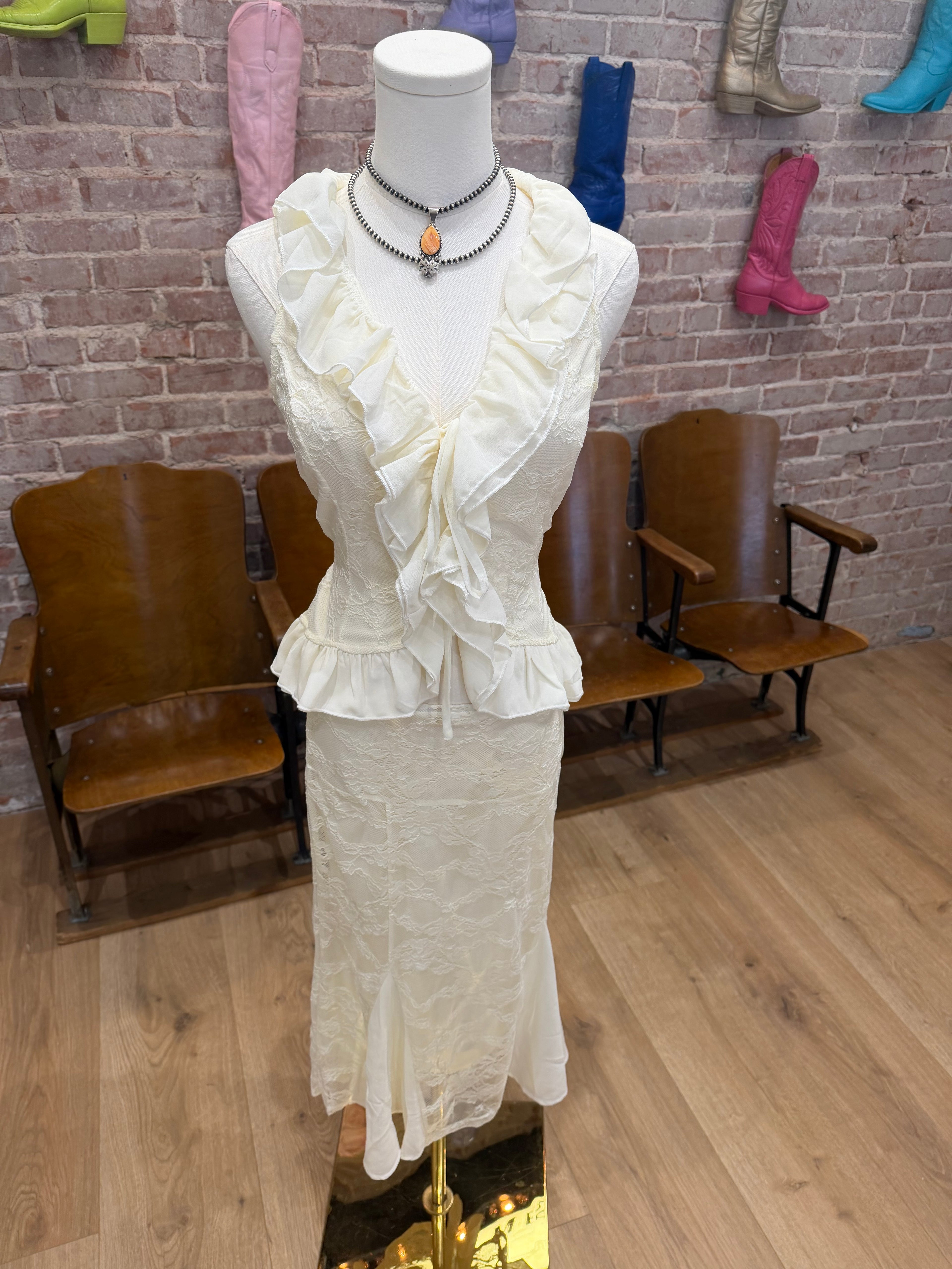 Langley Lace Skirt