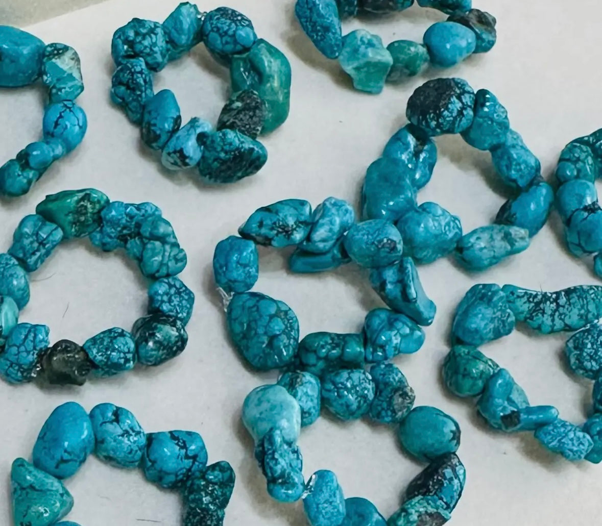 Chunky Turquoise Bandana Charm