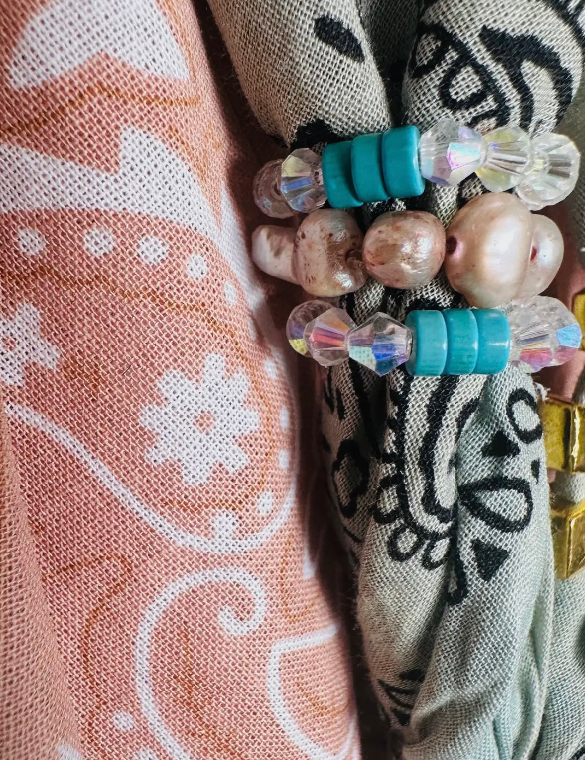 Turquoise Accent Bandana Charm