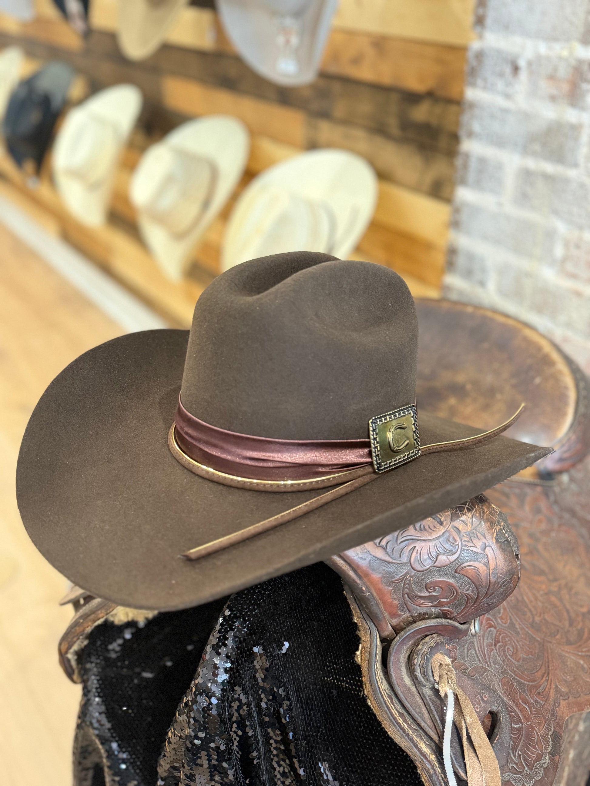 Charlie 1 Horse Women's Songbird Brown Wool Cowboy Hat