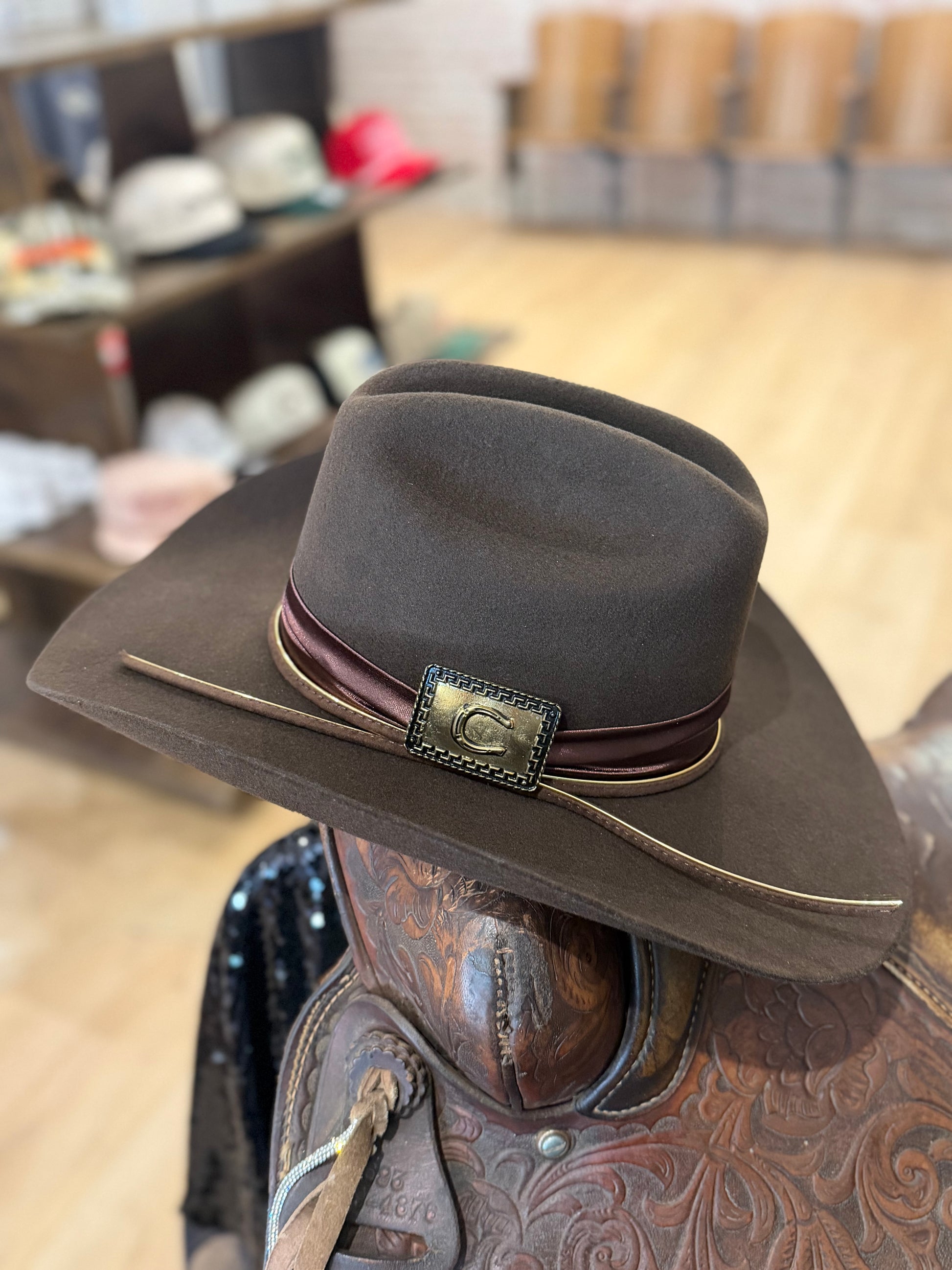 Charlie 1 Horse Women's Songbird Brown Wool Cowboy Hat