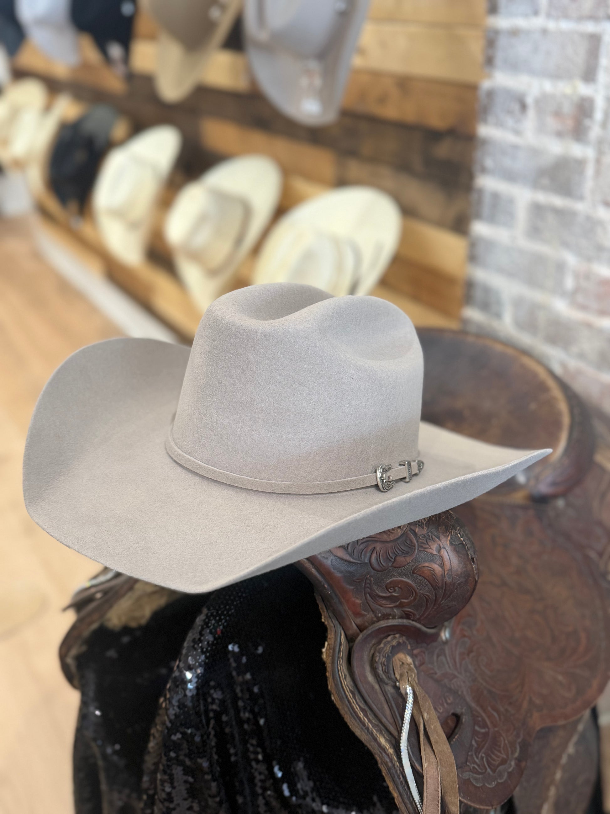 Twister 100% Wool Pecan Pre-Shaped Cattleman Hat