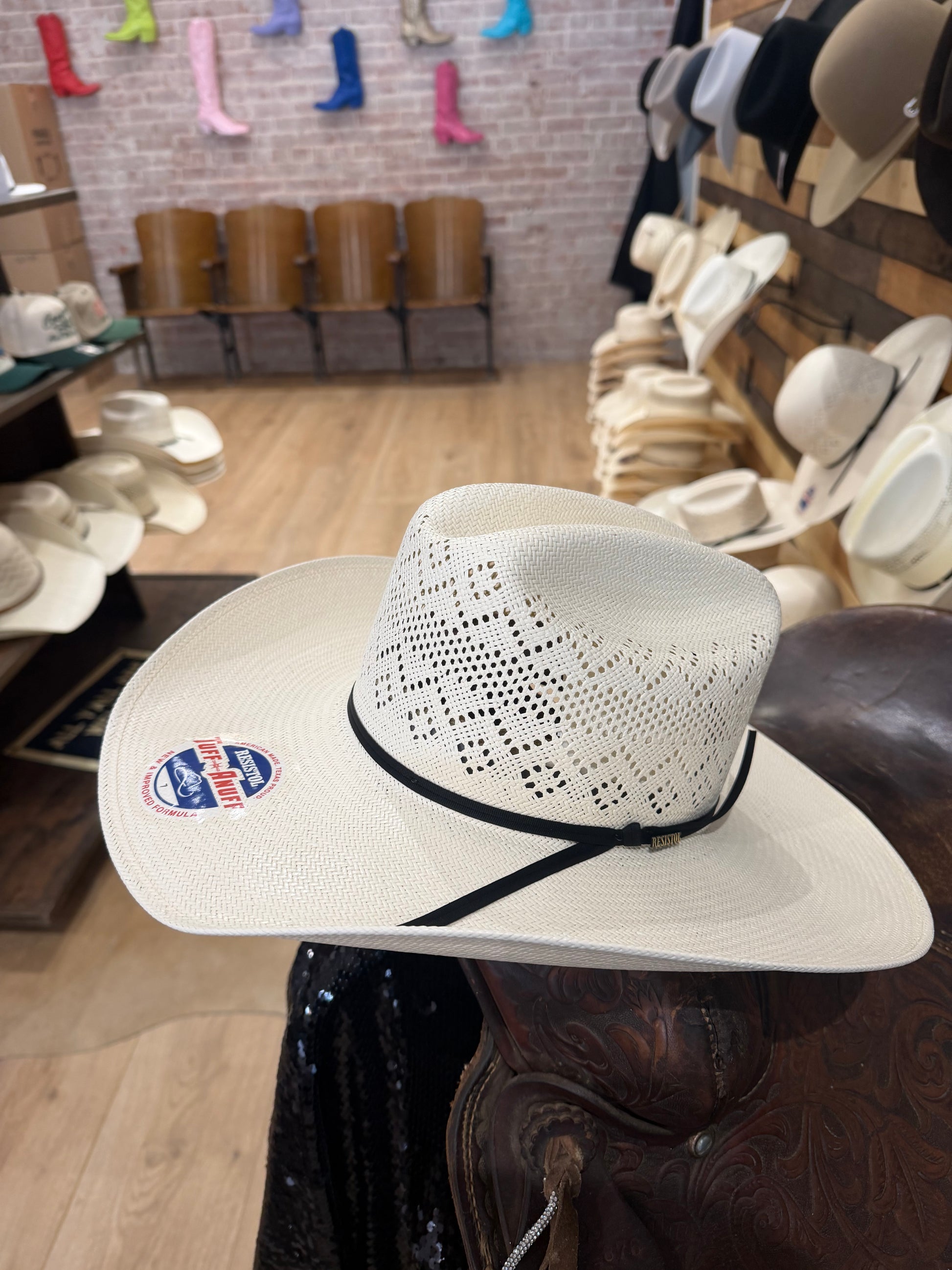 Riverton Resistol Natural Straw 4 1/4" Brim