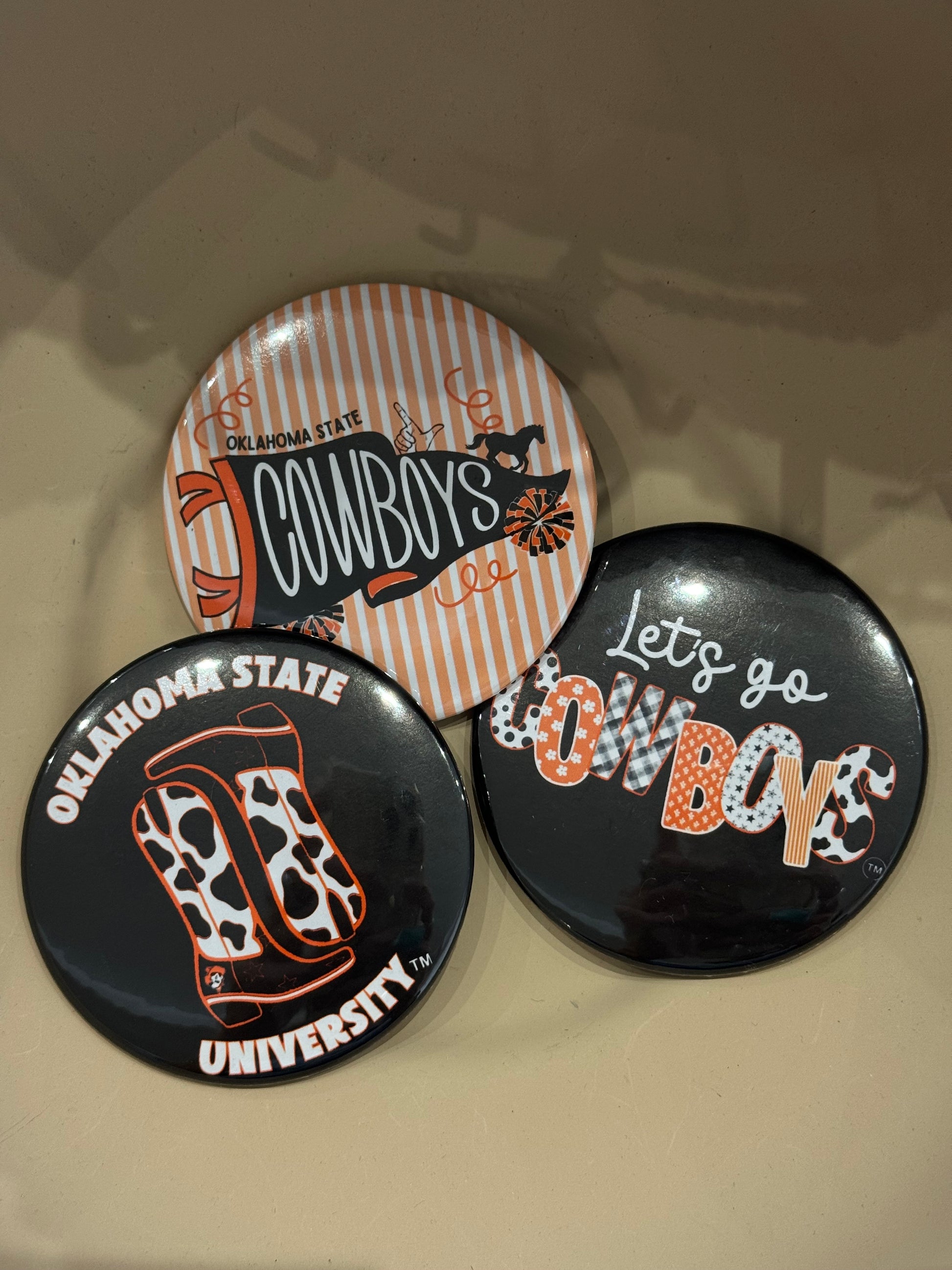 Cowboy Gameday Buttons