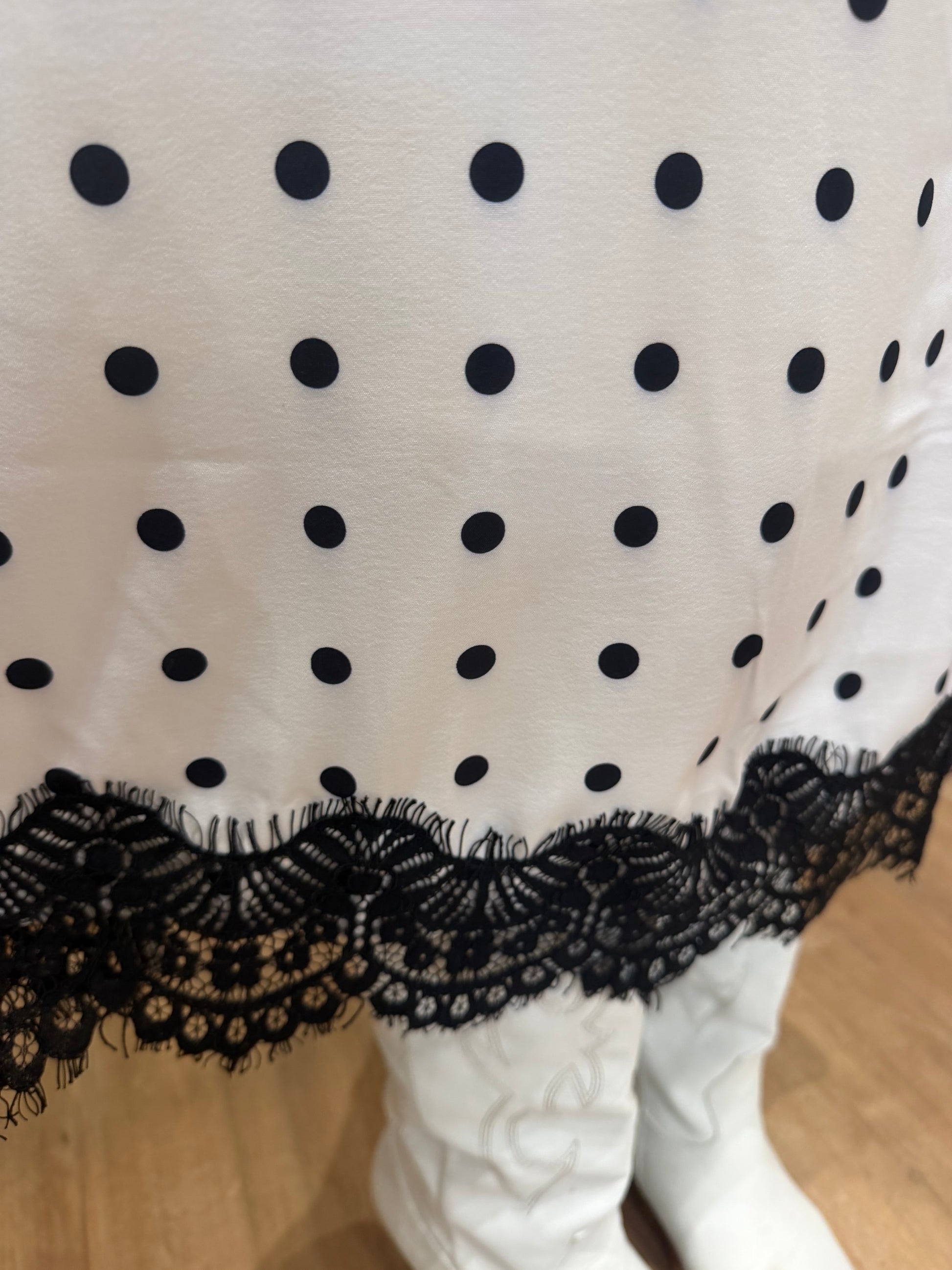 Luna Laca Poka Dot Skirt