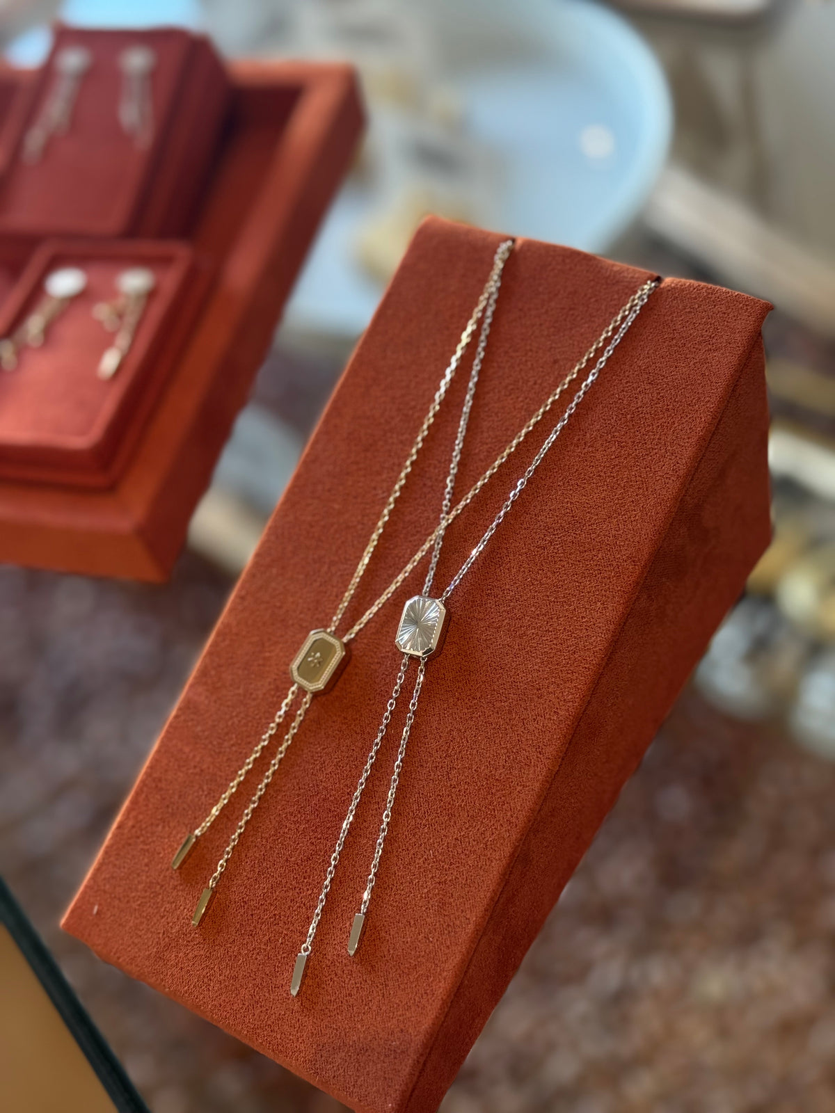Hayden Bolo Tie Necklace Gold