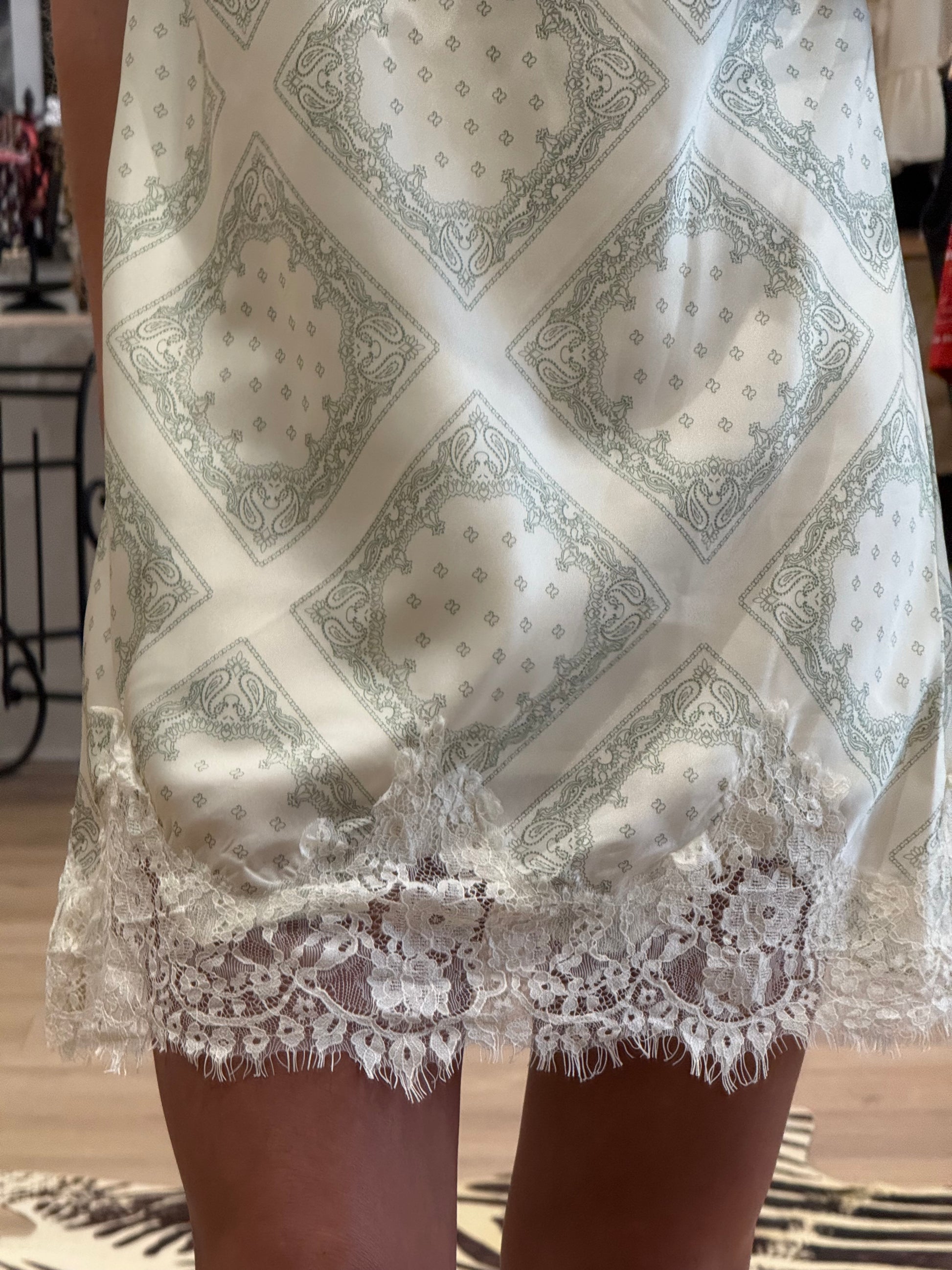 Bandana & Lace Dress