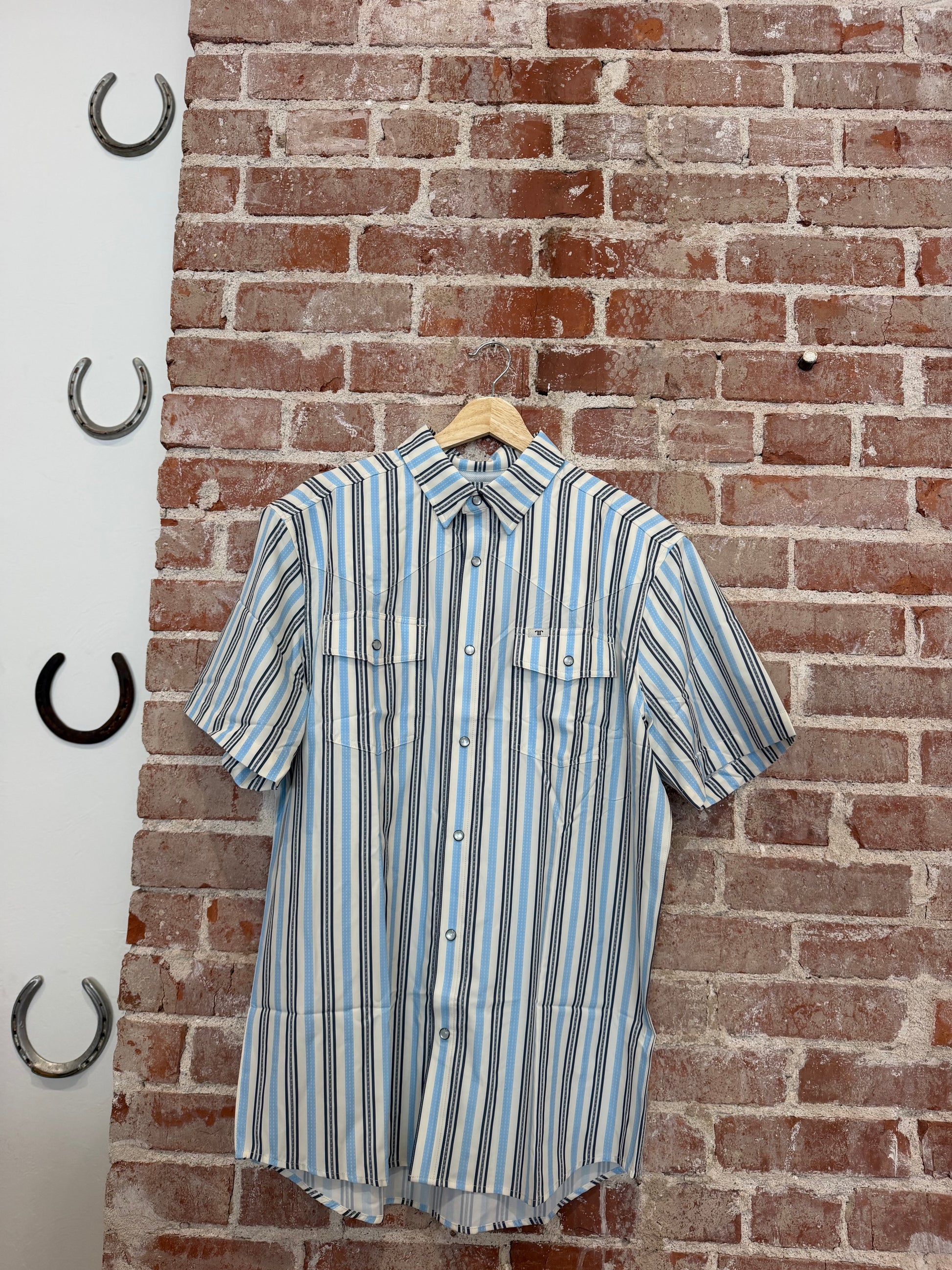 Country Blues Pearl Snap Short Sleeve