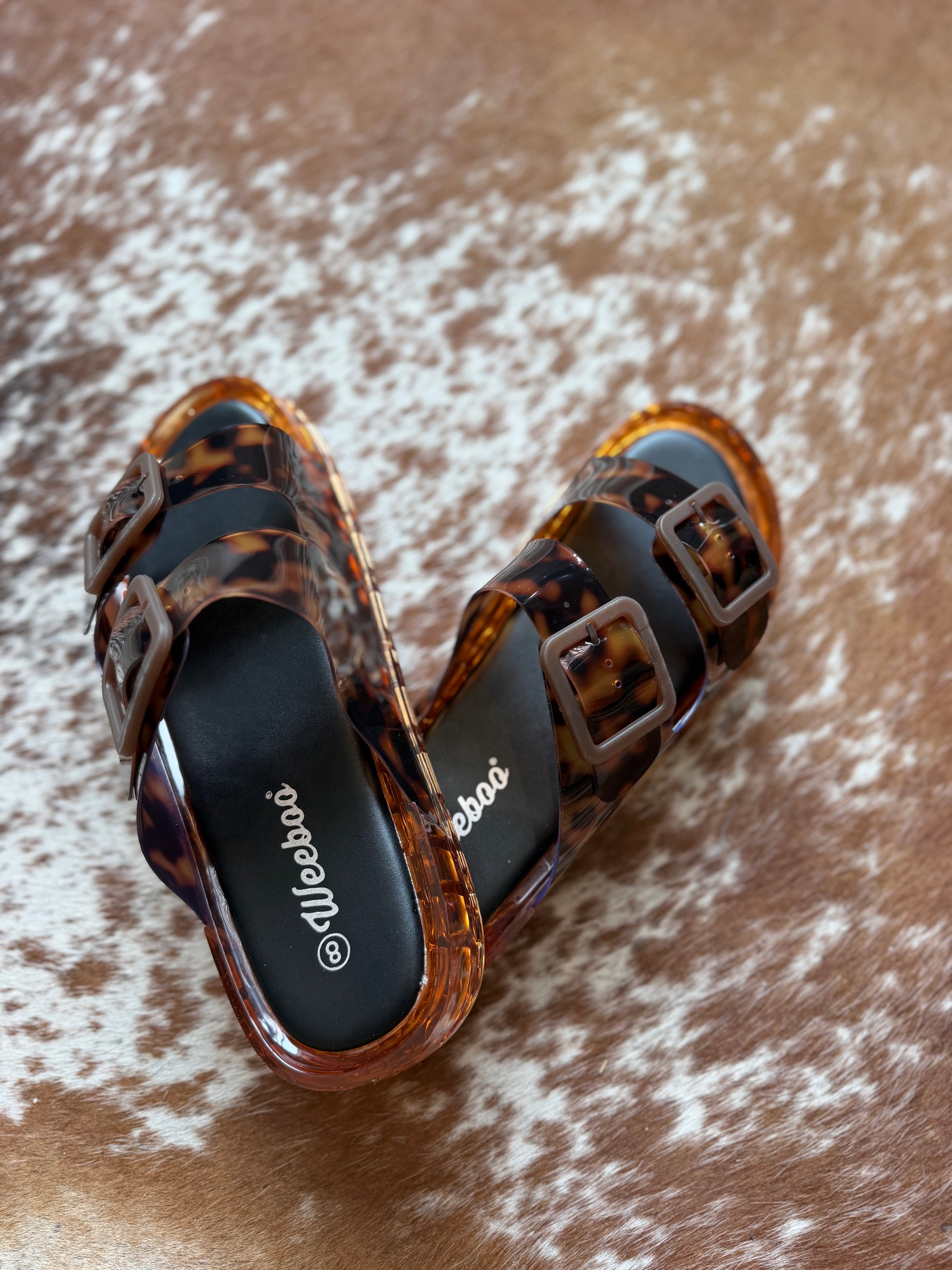 Cheetah Jelly Sandal
