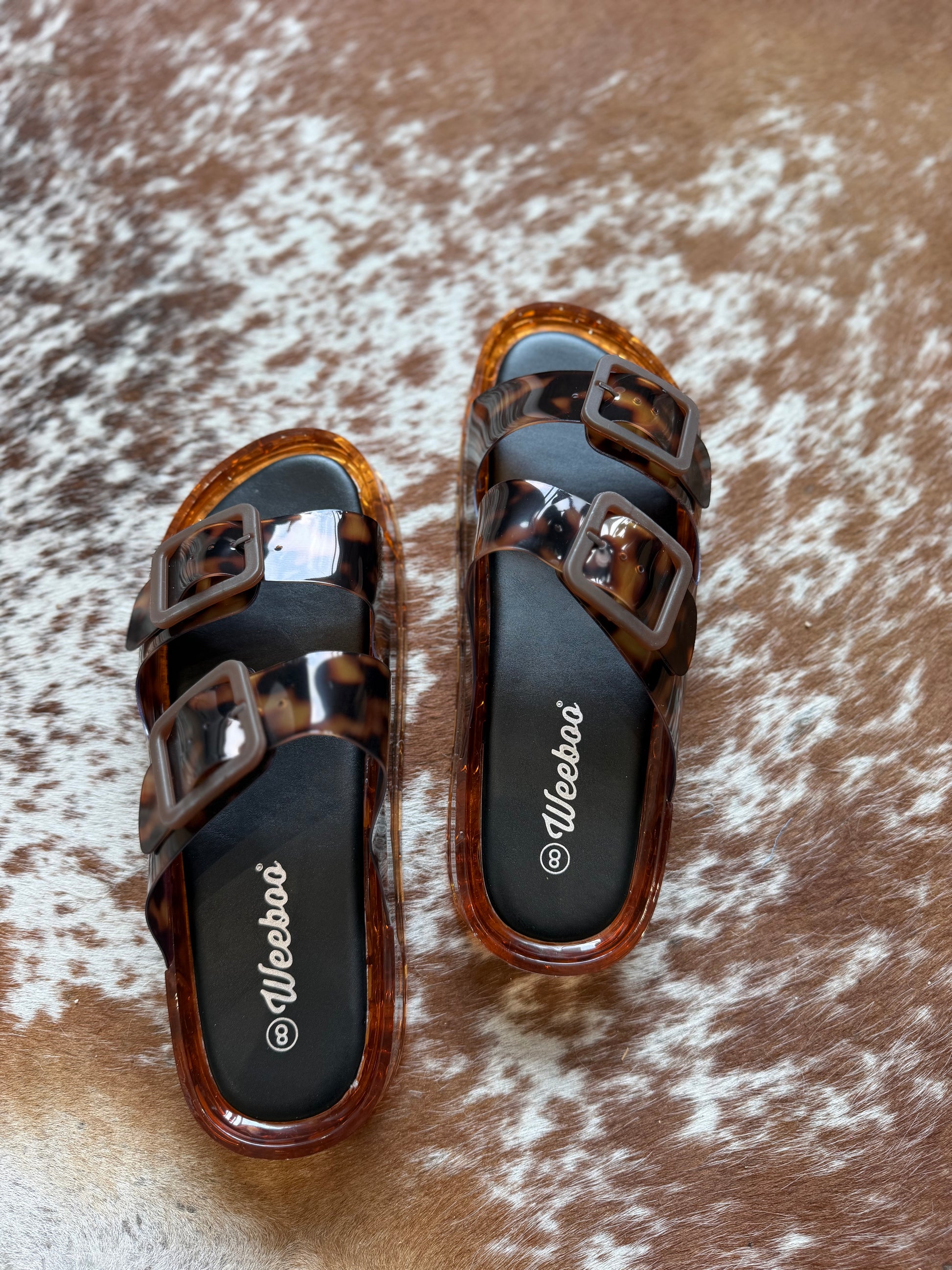 Cheetah Jelly Sandal