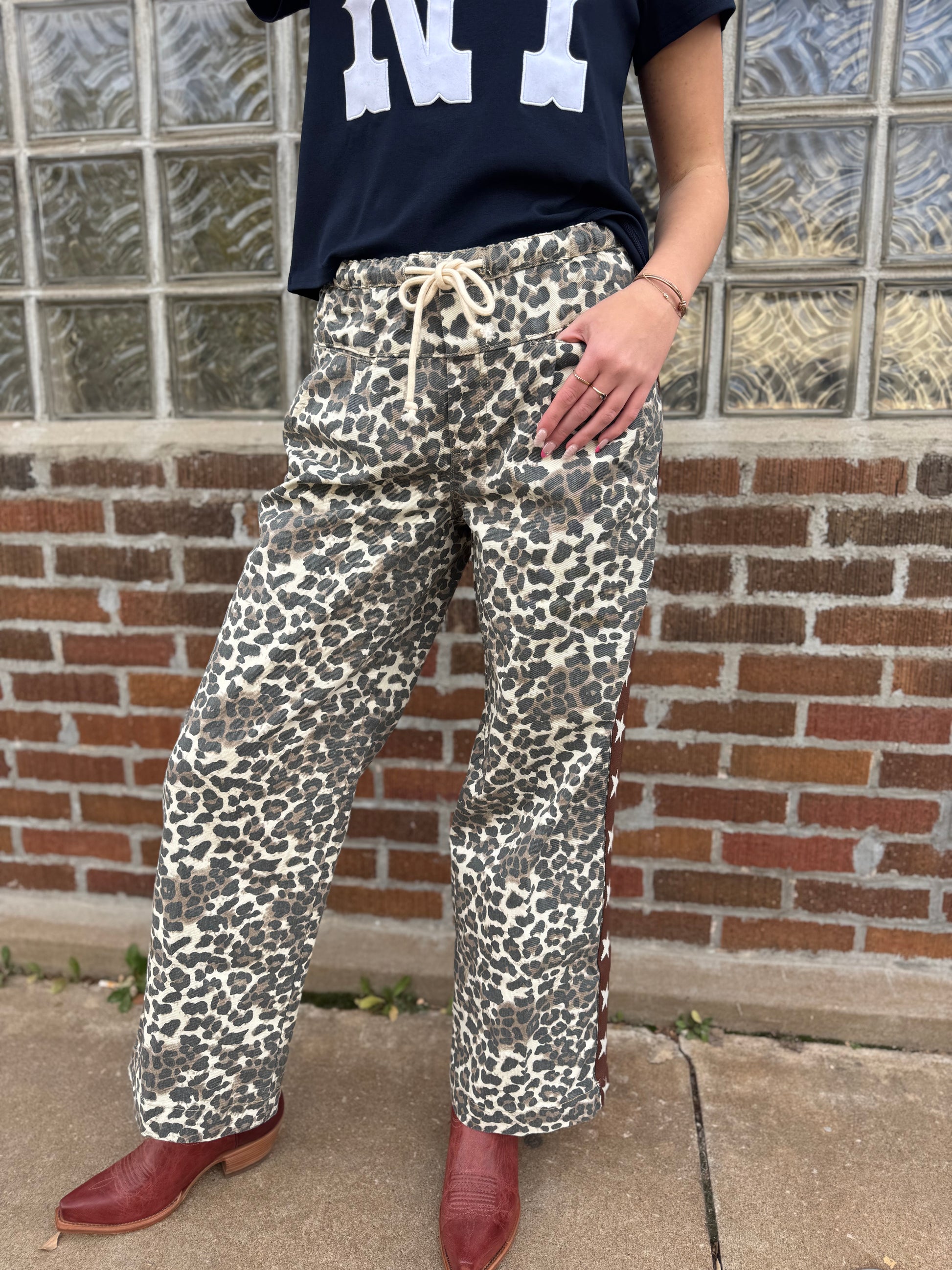 Lucky Leopard Relaxed Jean