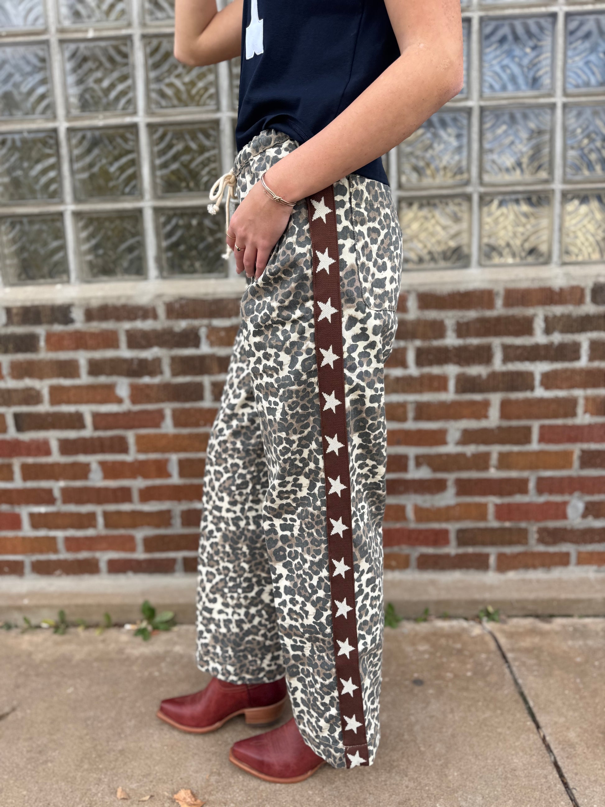 Lucky Leopard Relaxed Jean