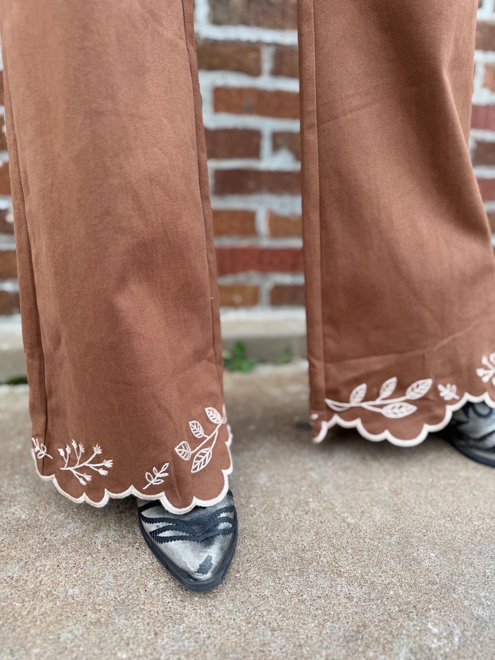 Cowgirl Embroidered Jean