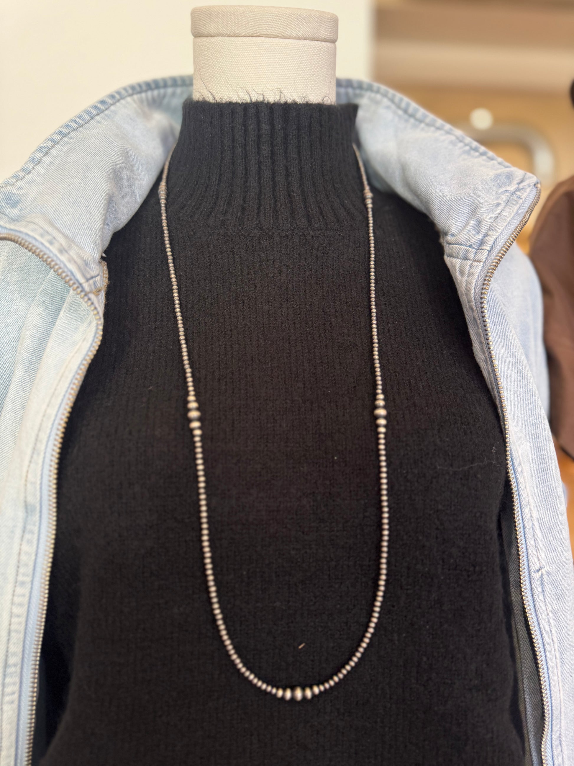 Navajo Pearls 36" 3-6MM