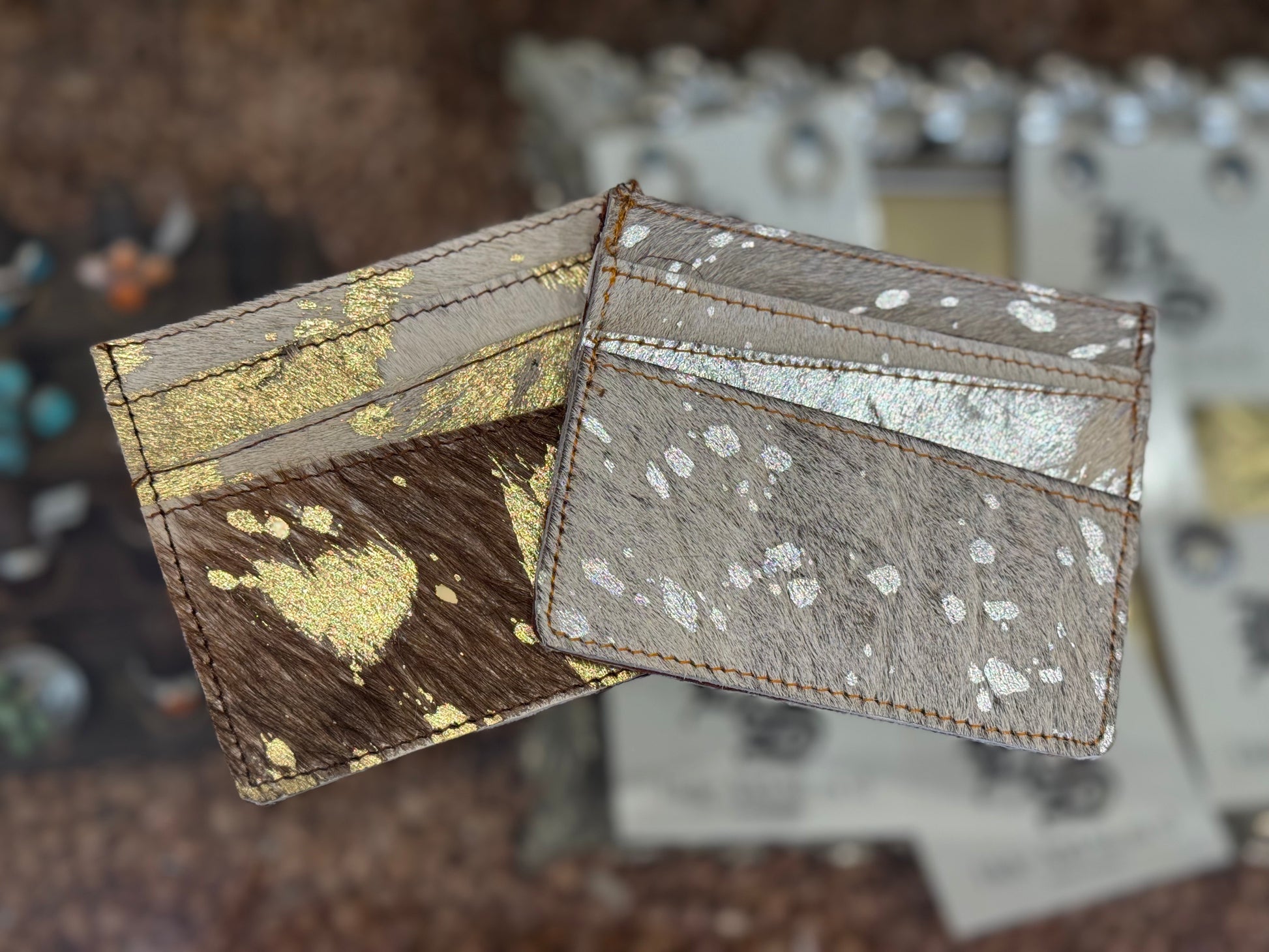Cowhide Card Holder