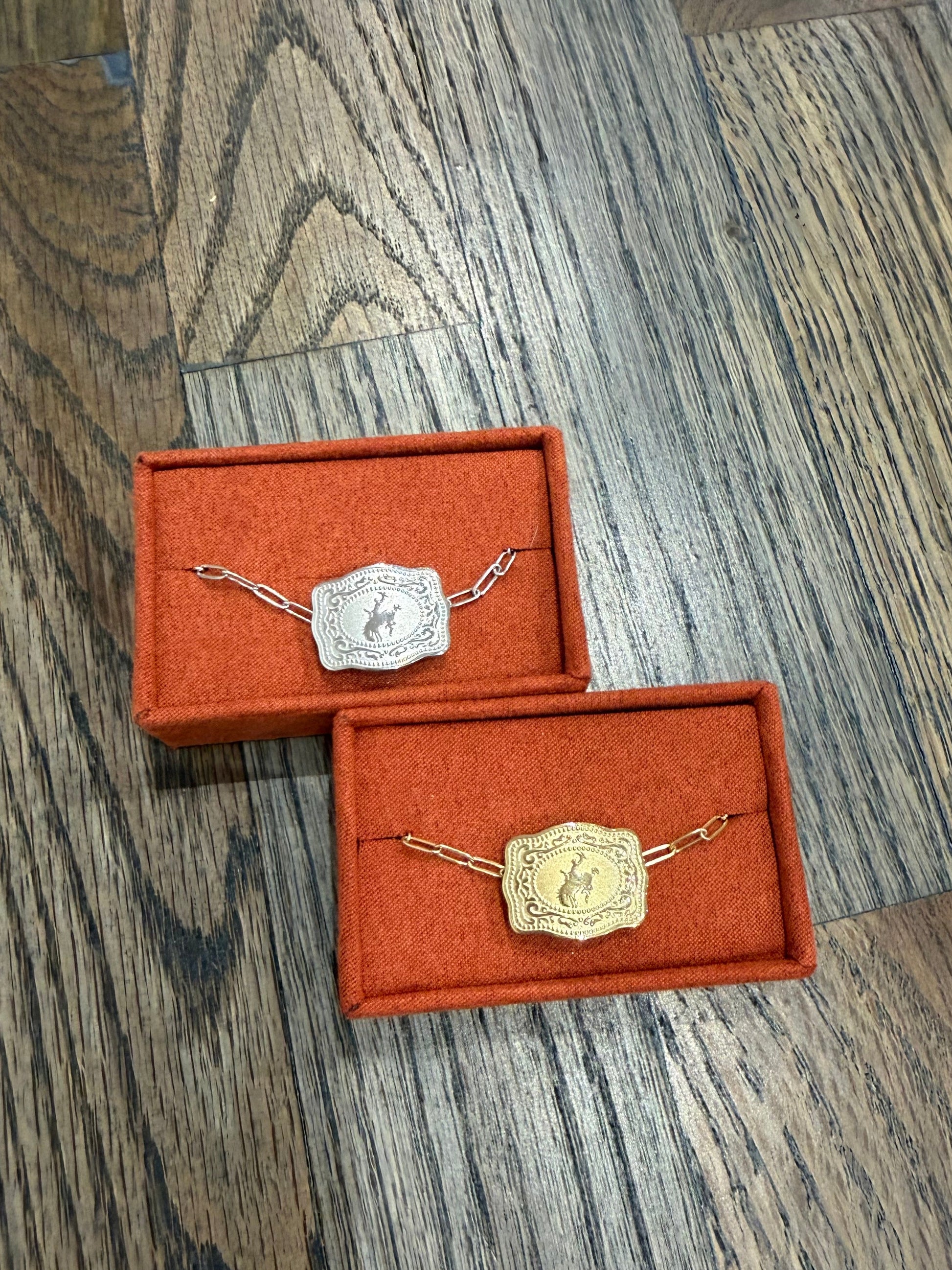 Mini Buckle Bronc Necklace