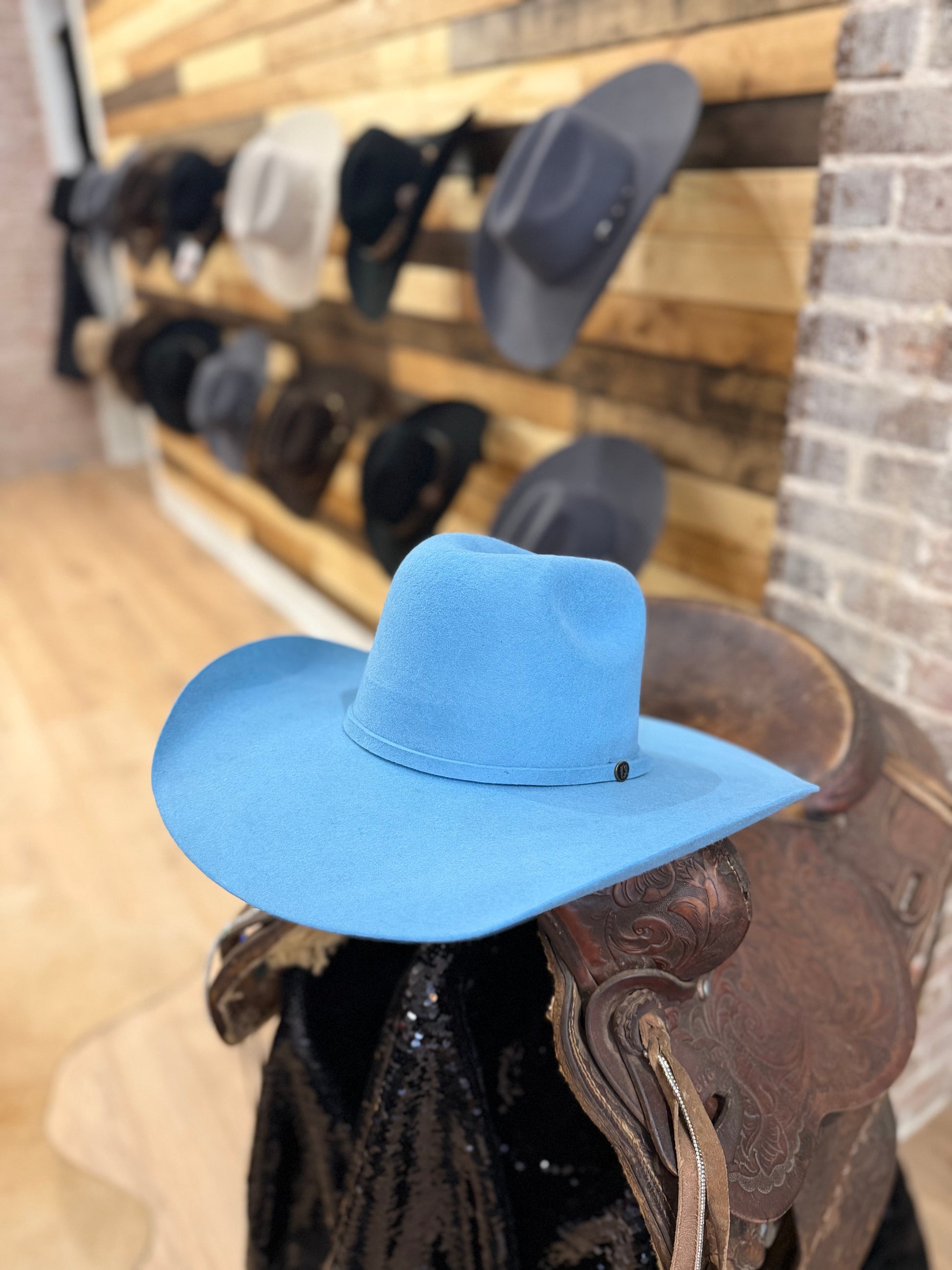 *CLEARANCE HAT* Powder Blue Felt