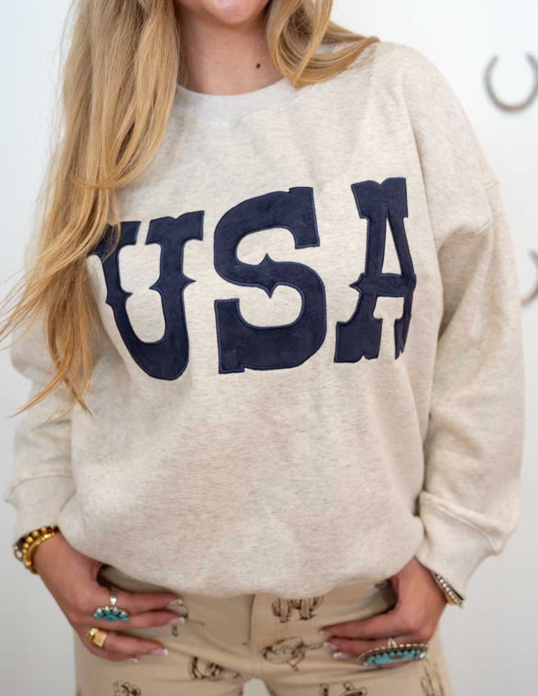 USA Buttery Crewneck