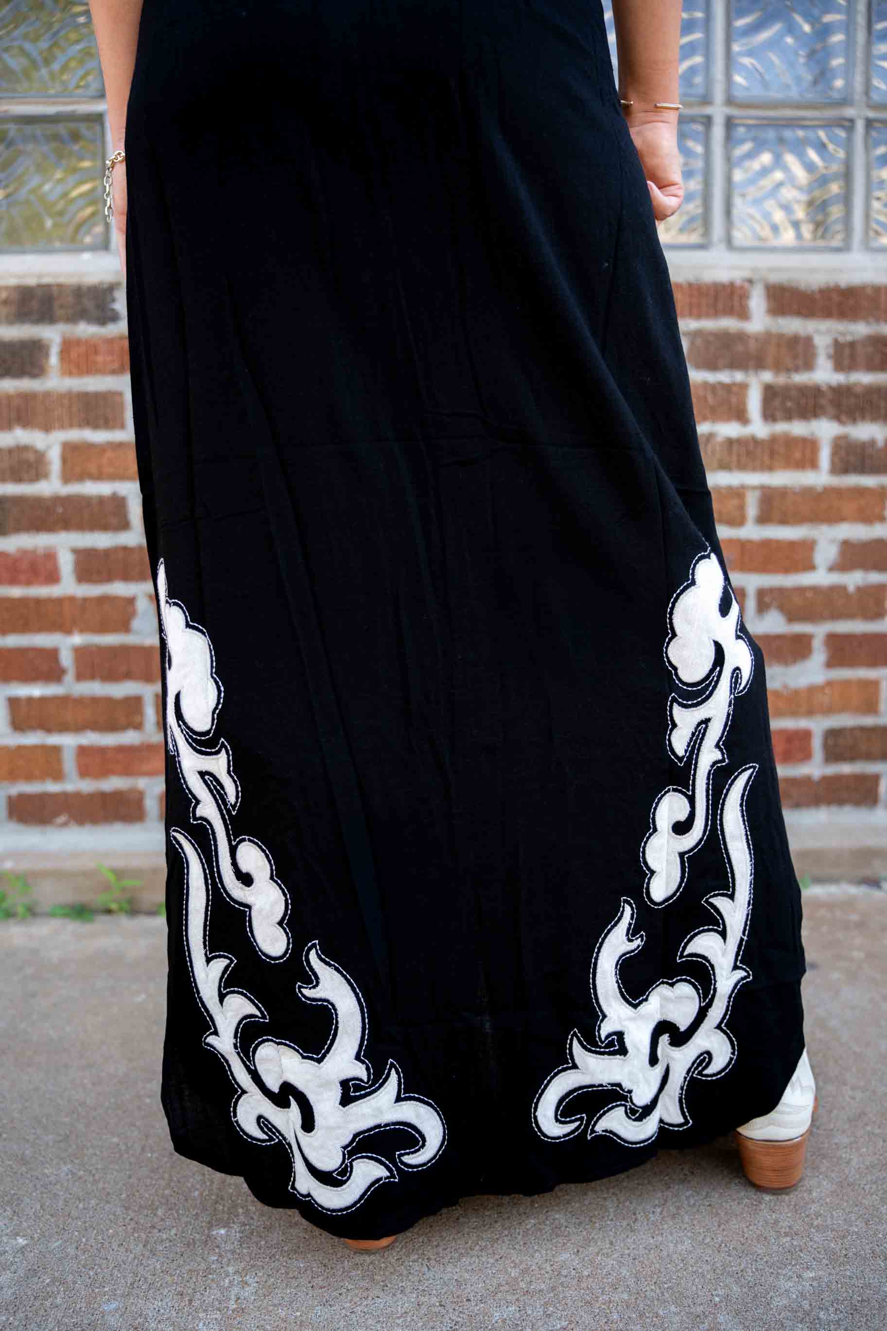 Pricilla Pearl Snap Skirt