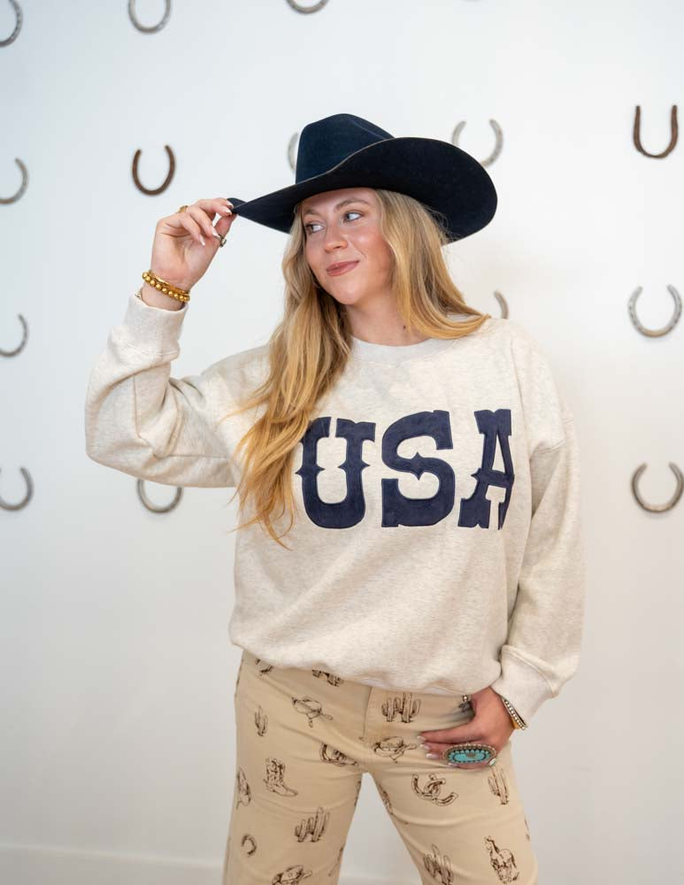 USA Buttery Crewneck