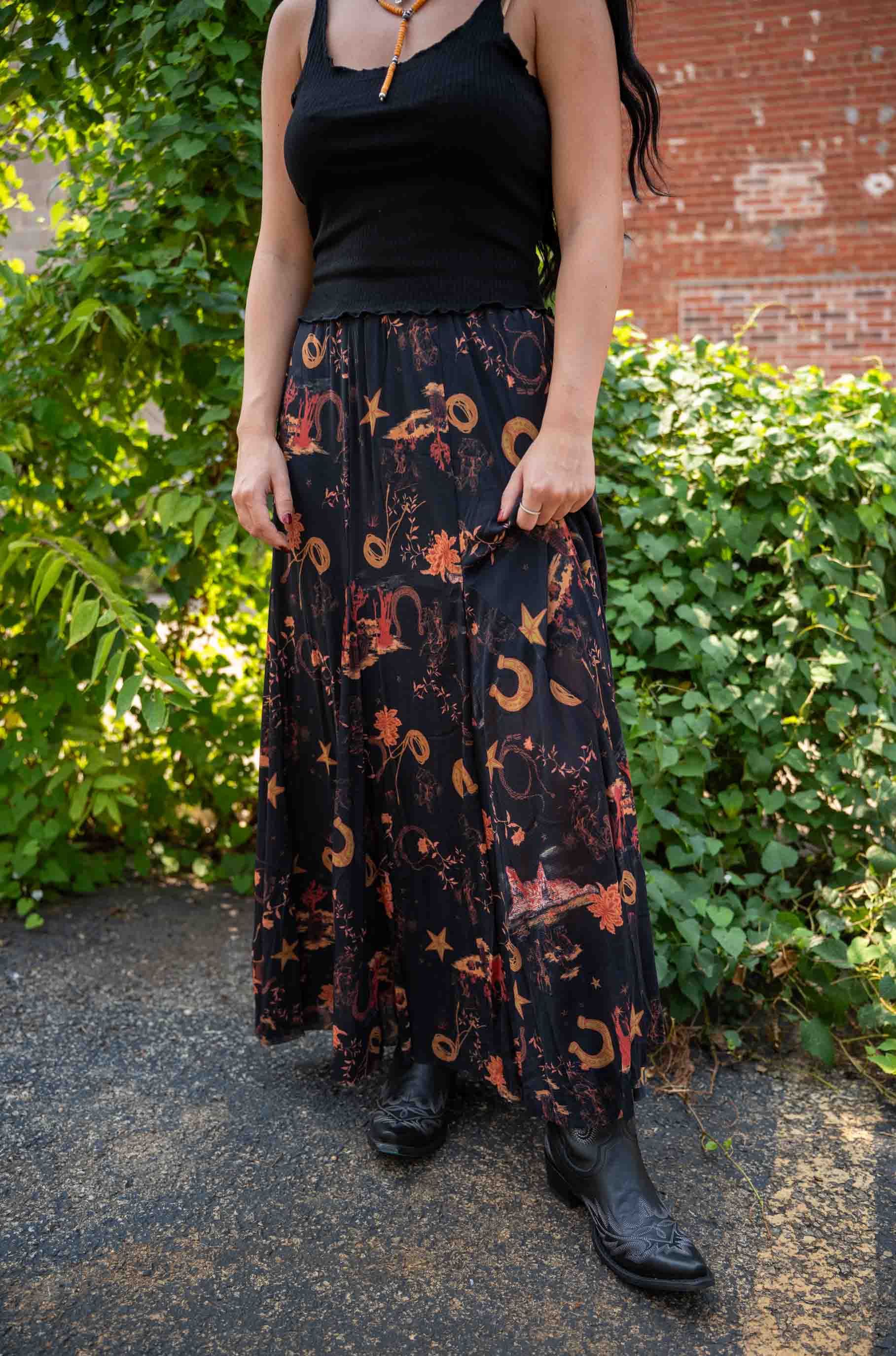Witchin Western Maxi Skirt