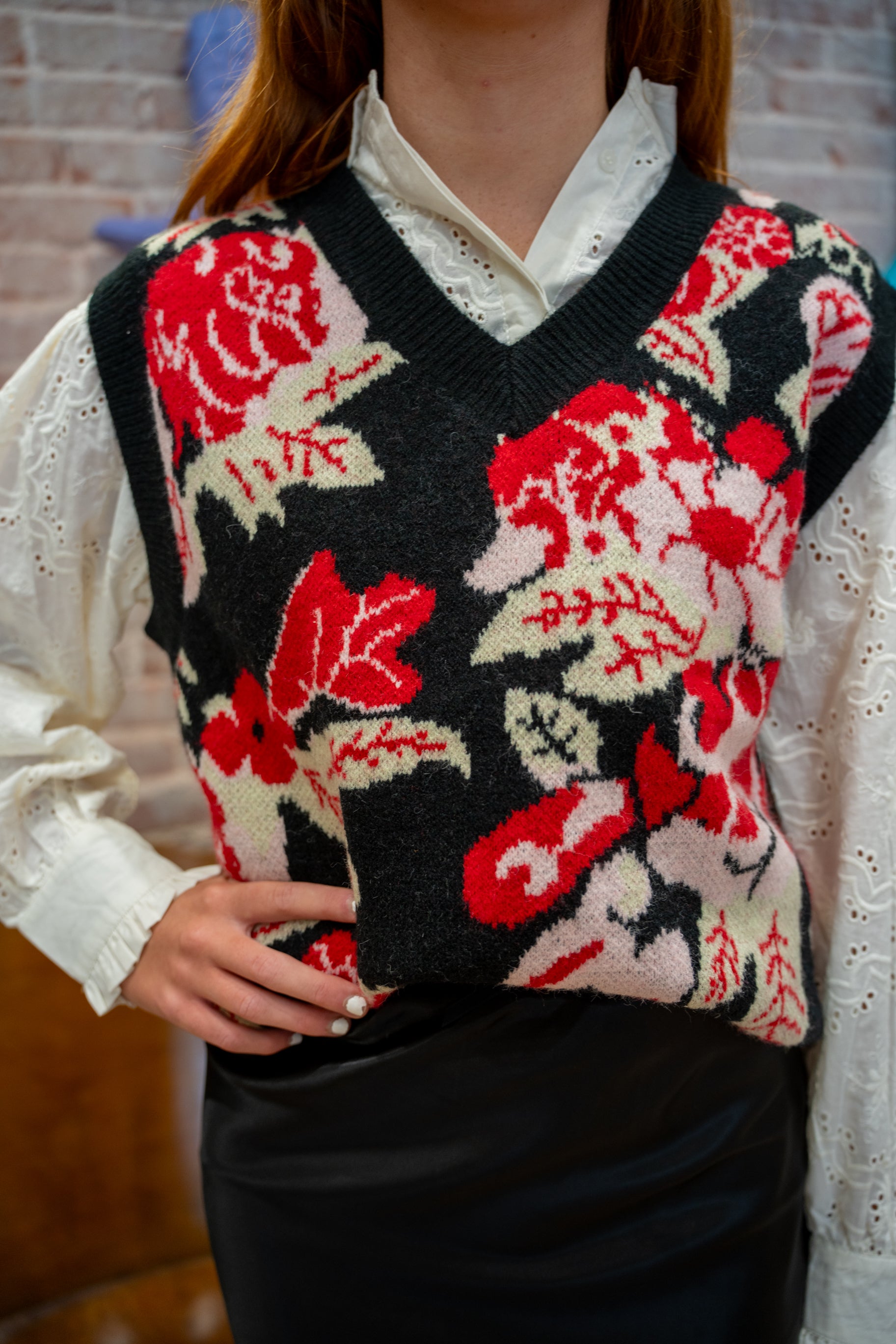 Flower Child Sweater Vest