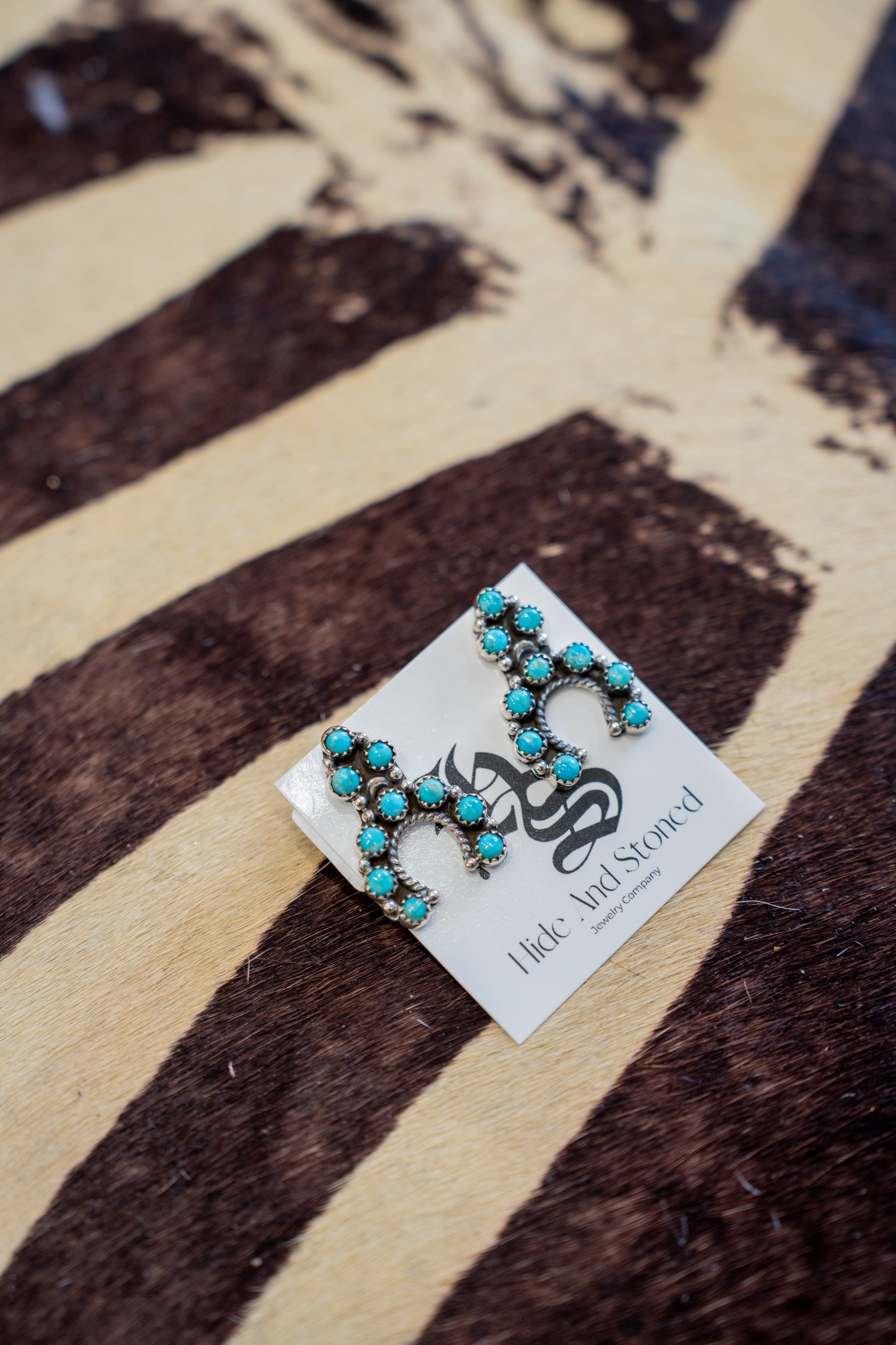 SS Kingman Turq Squash Earrings