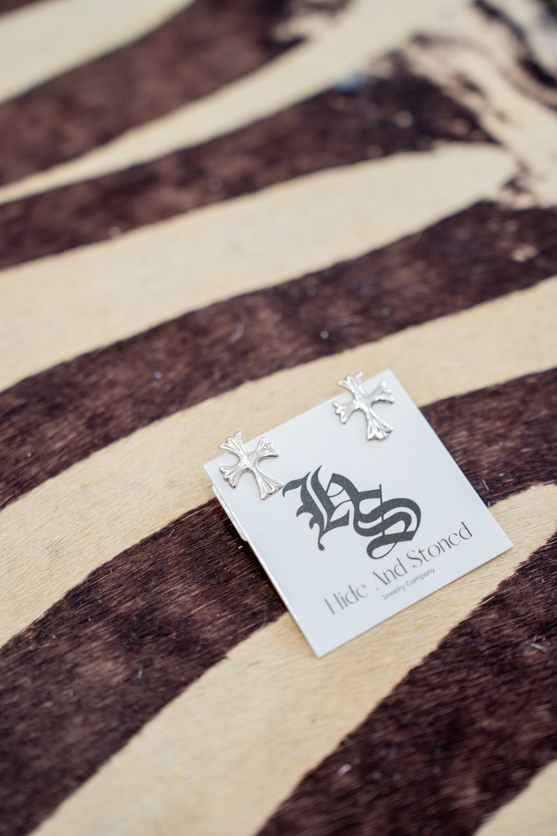 SS Navajo Cross Earrings