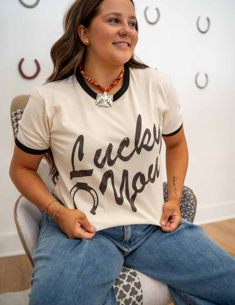 Lucky You Varsity Tee