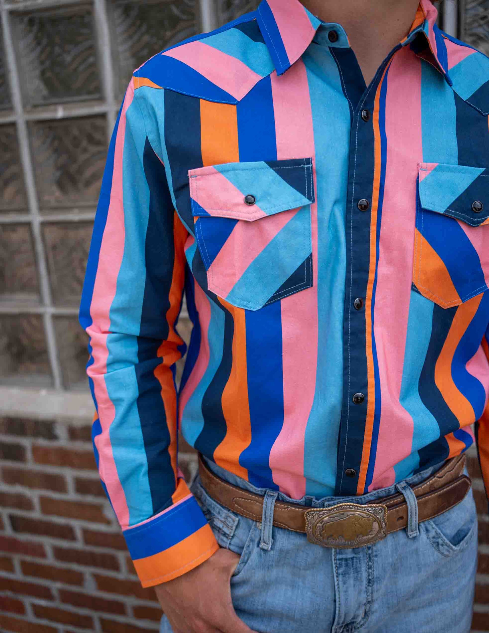 The Buster Pearl Snap