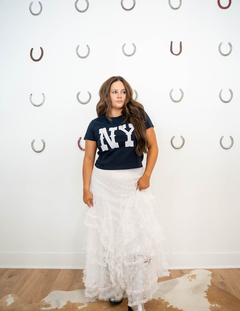 Western Yankee Cropped Tee