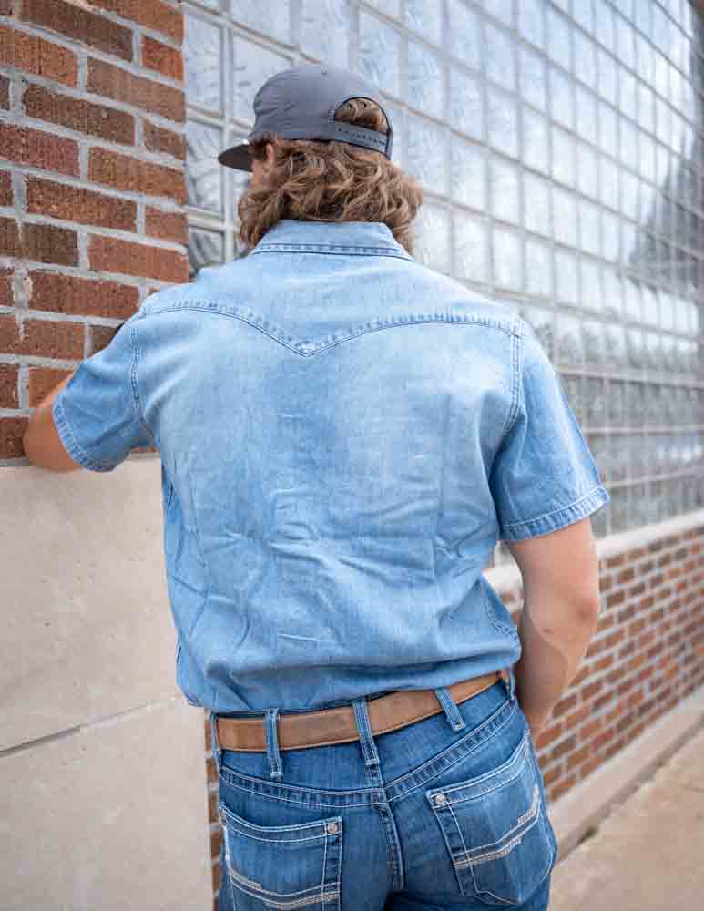 Wyatt Pearl Snap Short Sleeve