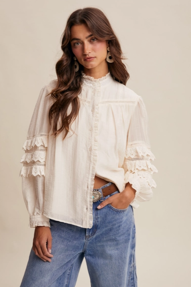 Wildflower Ruffle Blouse