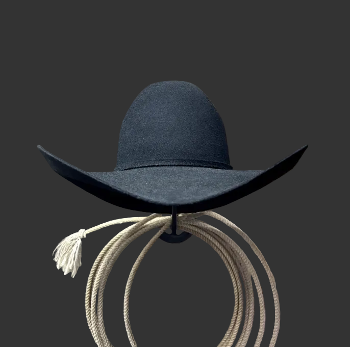 Rodeo King 7x 4 1/2" Brim Black