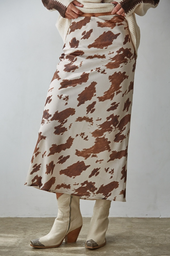 Silk Hide Maxi Skirt