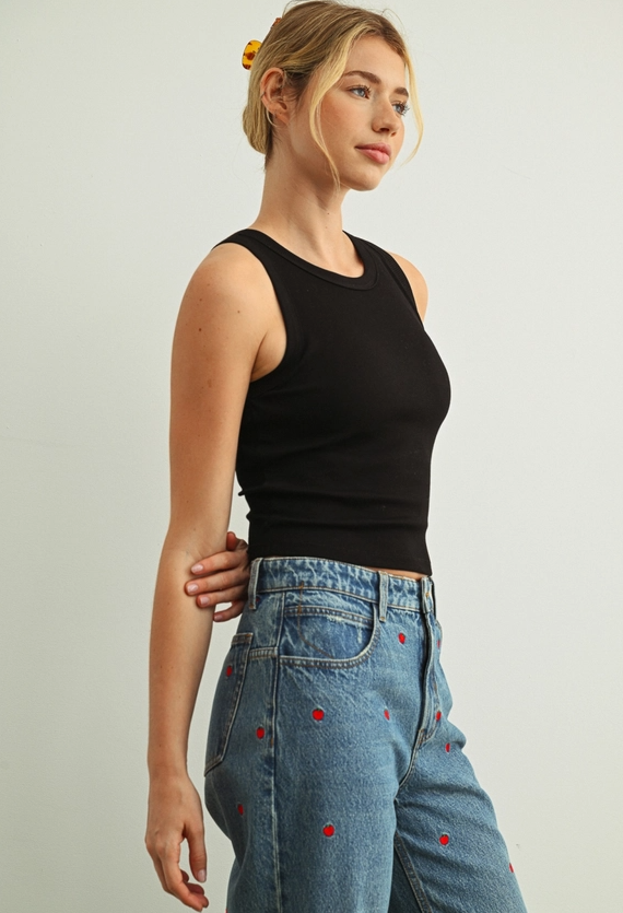 Essential Ribbed Tank