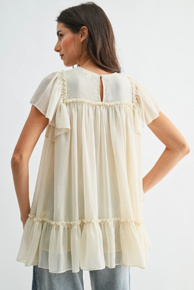 Lace + Light Blouse