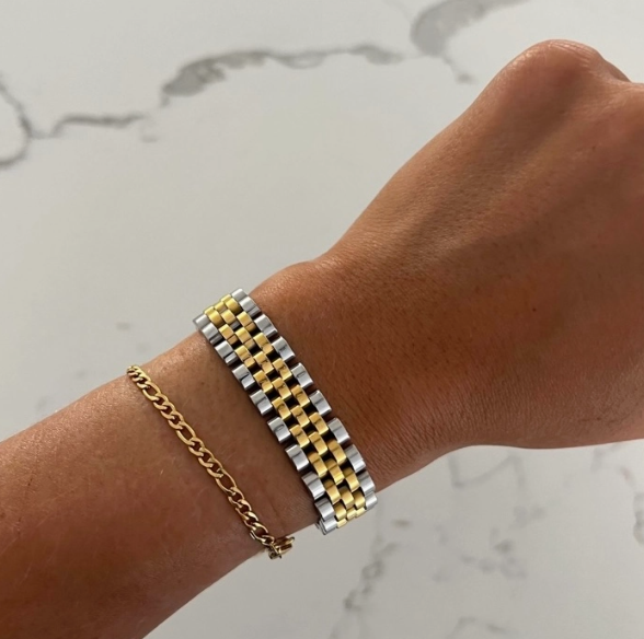 The Park Avenue Two-Tone Bracelet