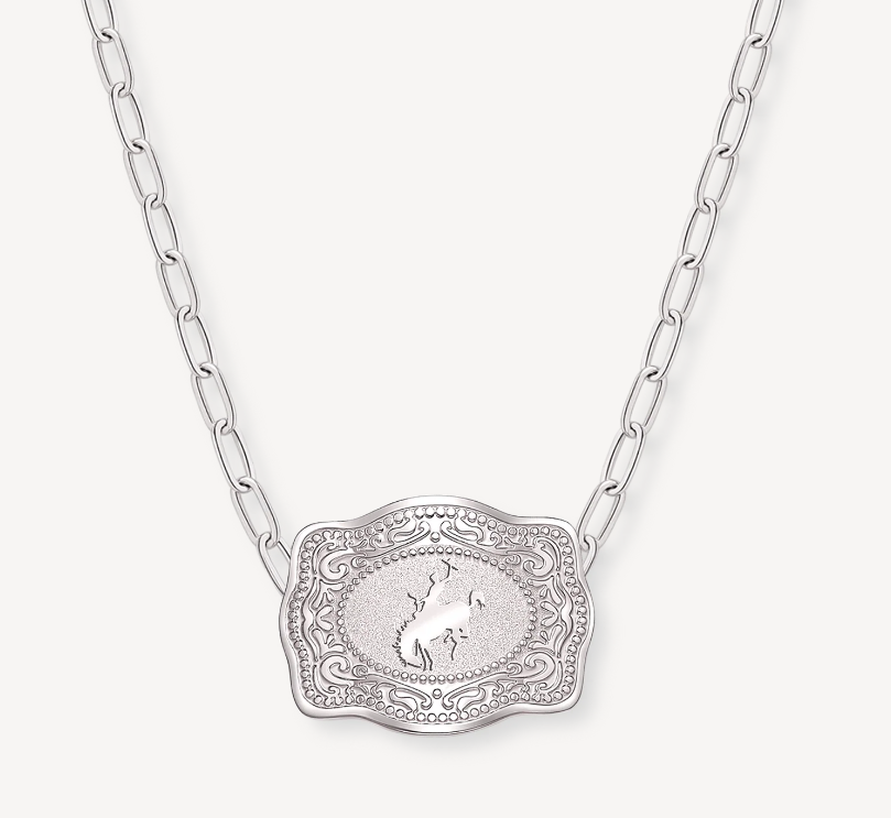 Mini Buckle Bronc Necklace