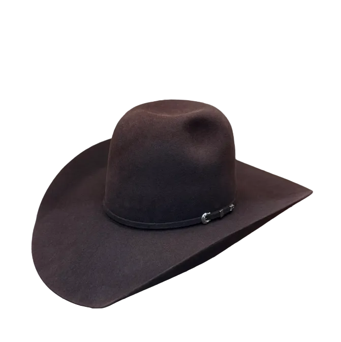 Rodeo King 10x 4 1/2" Brim Black Cherry
